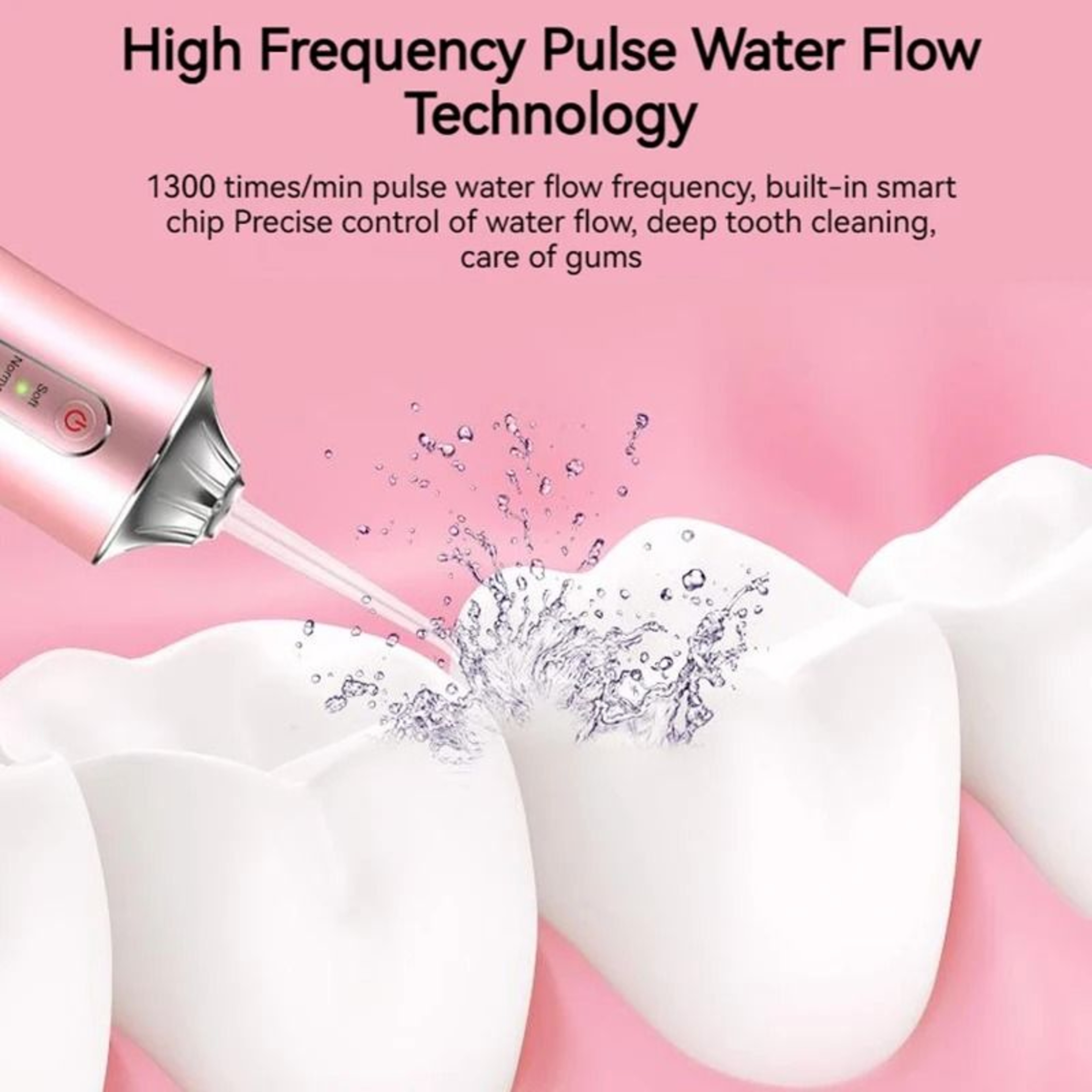 Portable USB Rechargeable Water Flosser 220ml Electric Oral Irrigator For Deep Tooth Cleaning 2