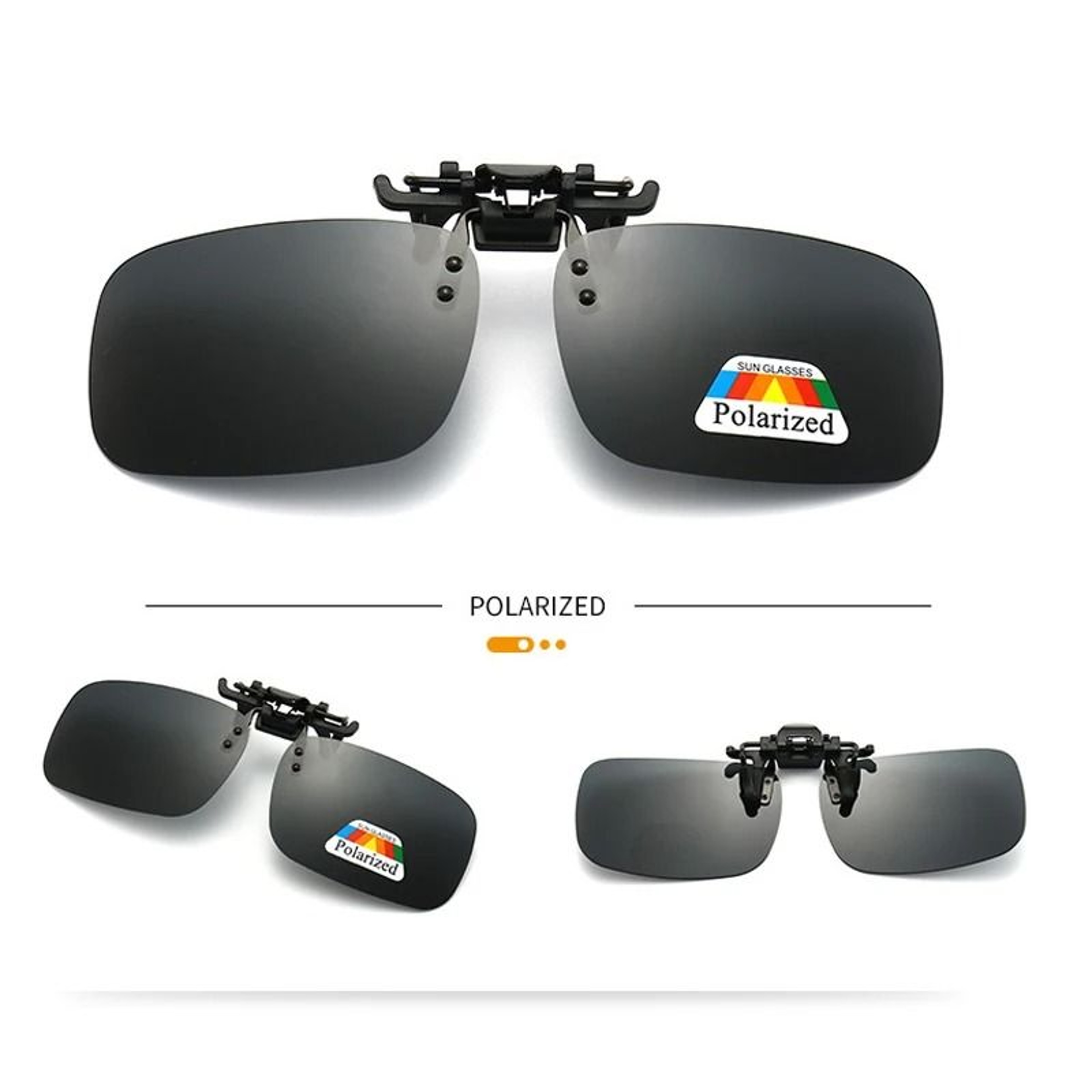 Polarized Clip On Sunglasses For Myopia Glasses 5