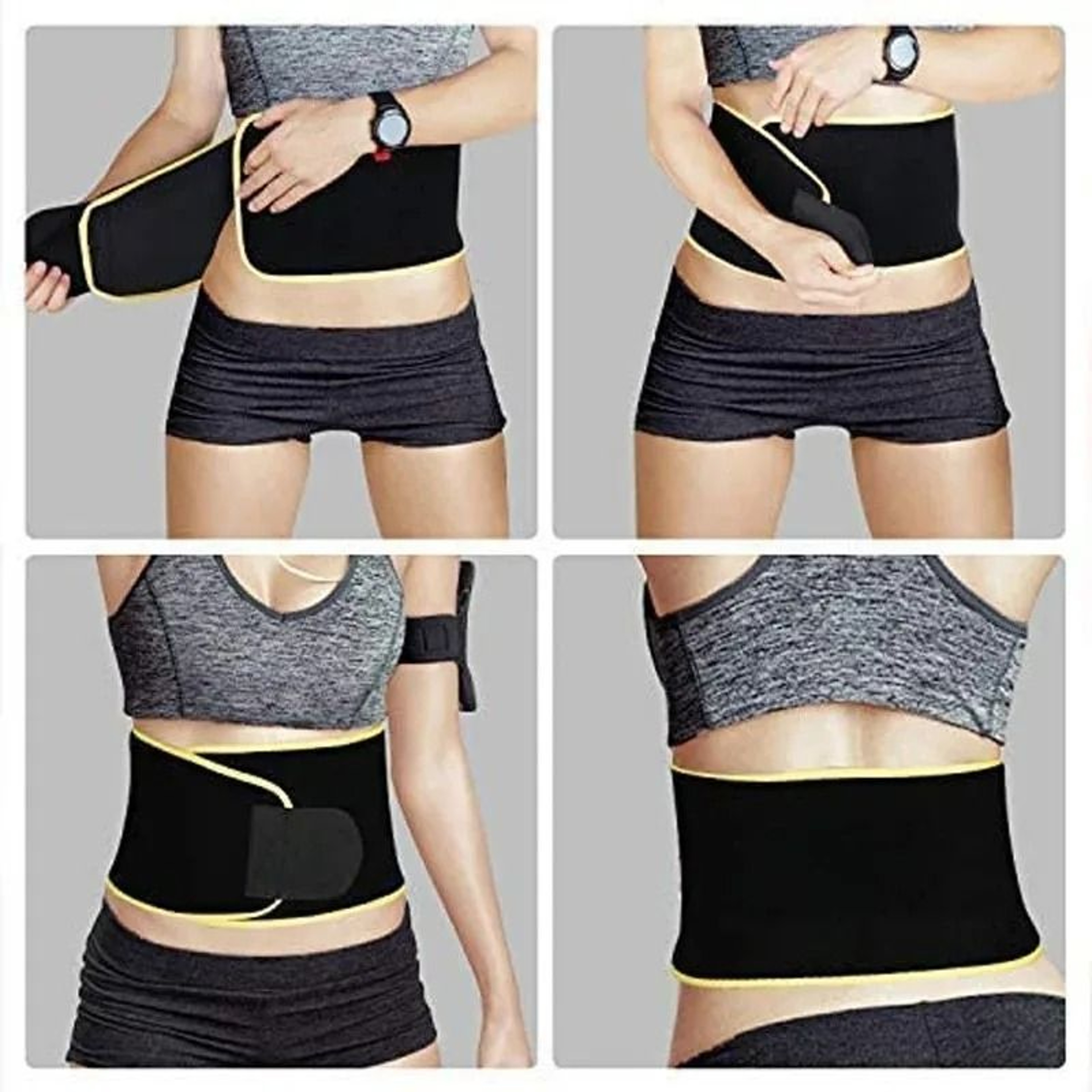 Sweat Sauna Waist Trimmer Belt For Fitness And Fat Burning 5