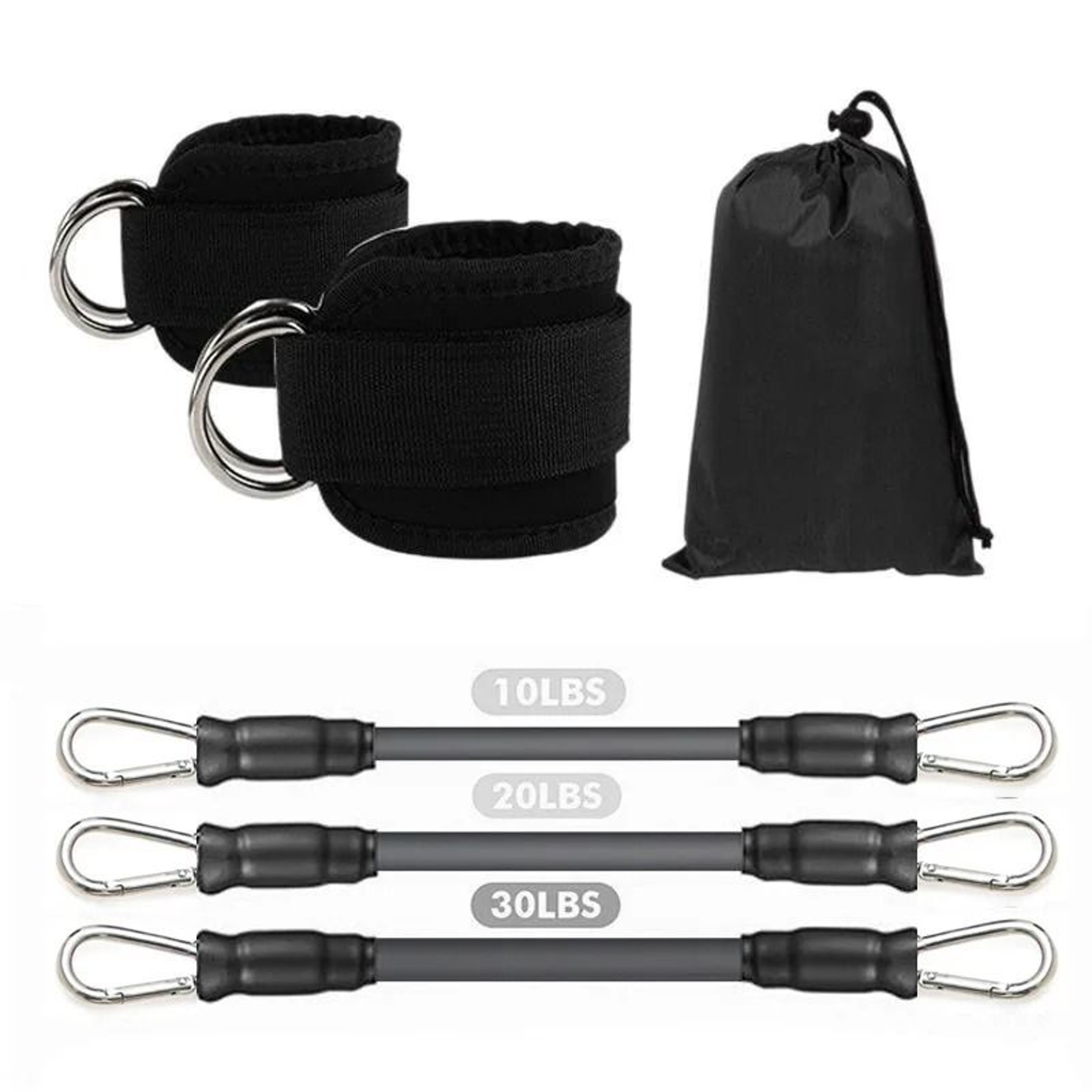 Ankle Straps Resistance Bands Set For Leg Glute And Hip Training 16