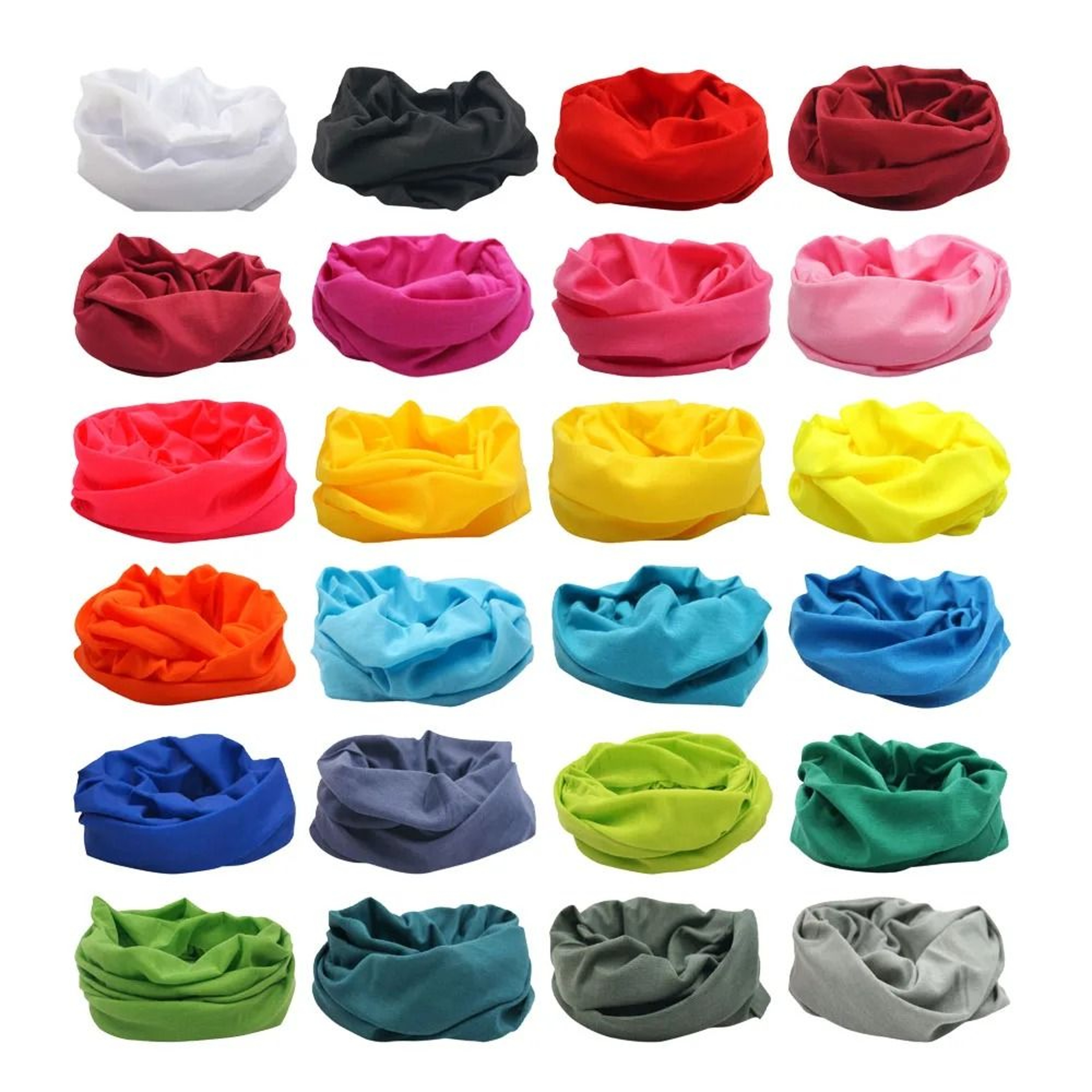 Dyeing Color Neck Gaiter  Seamless Multifunctional Bandana For Men And Women 0