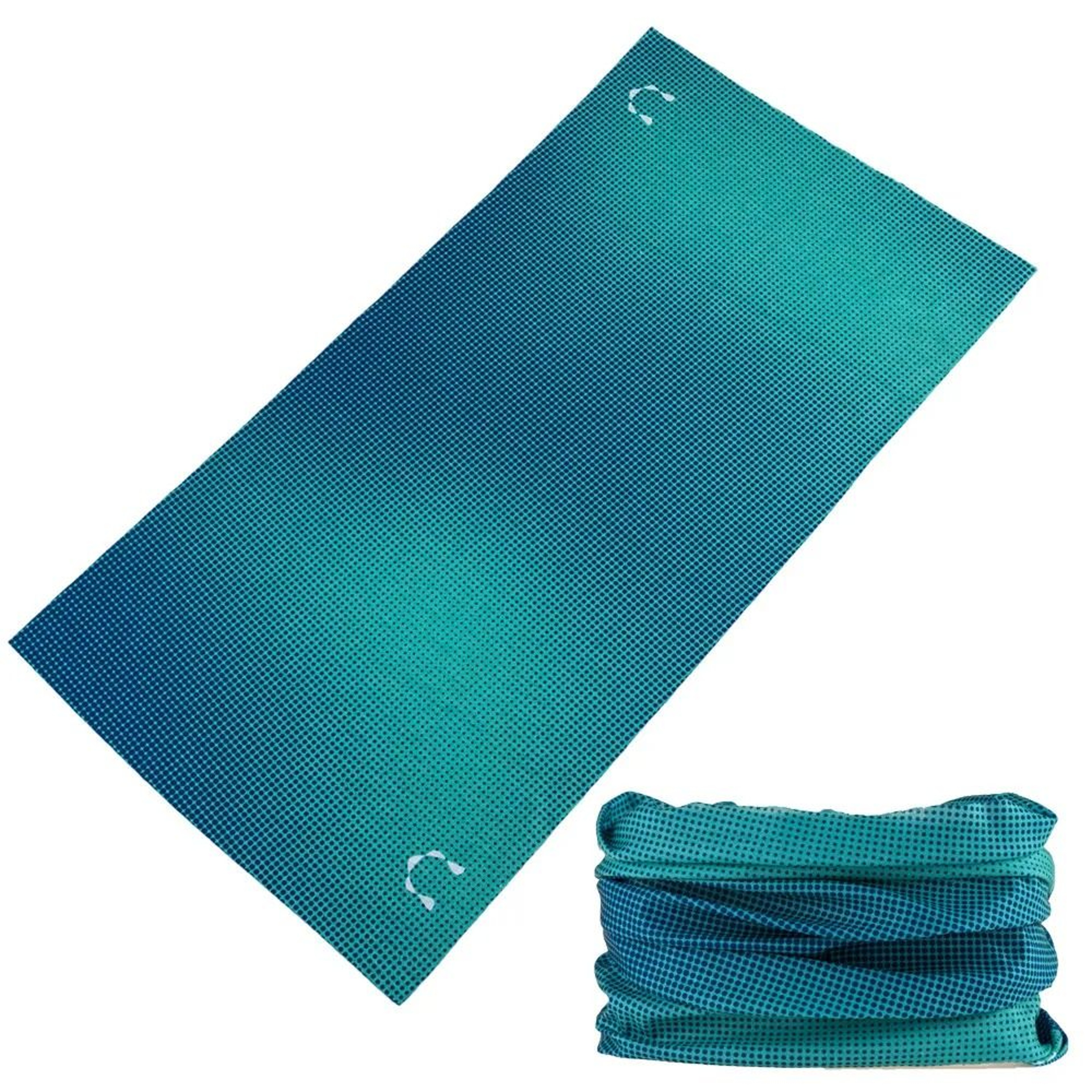 Gradient Color Turban UV Protection Neck Gaiter 9