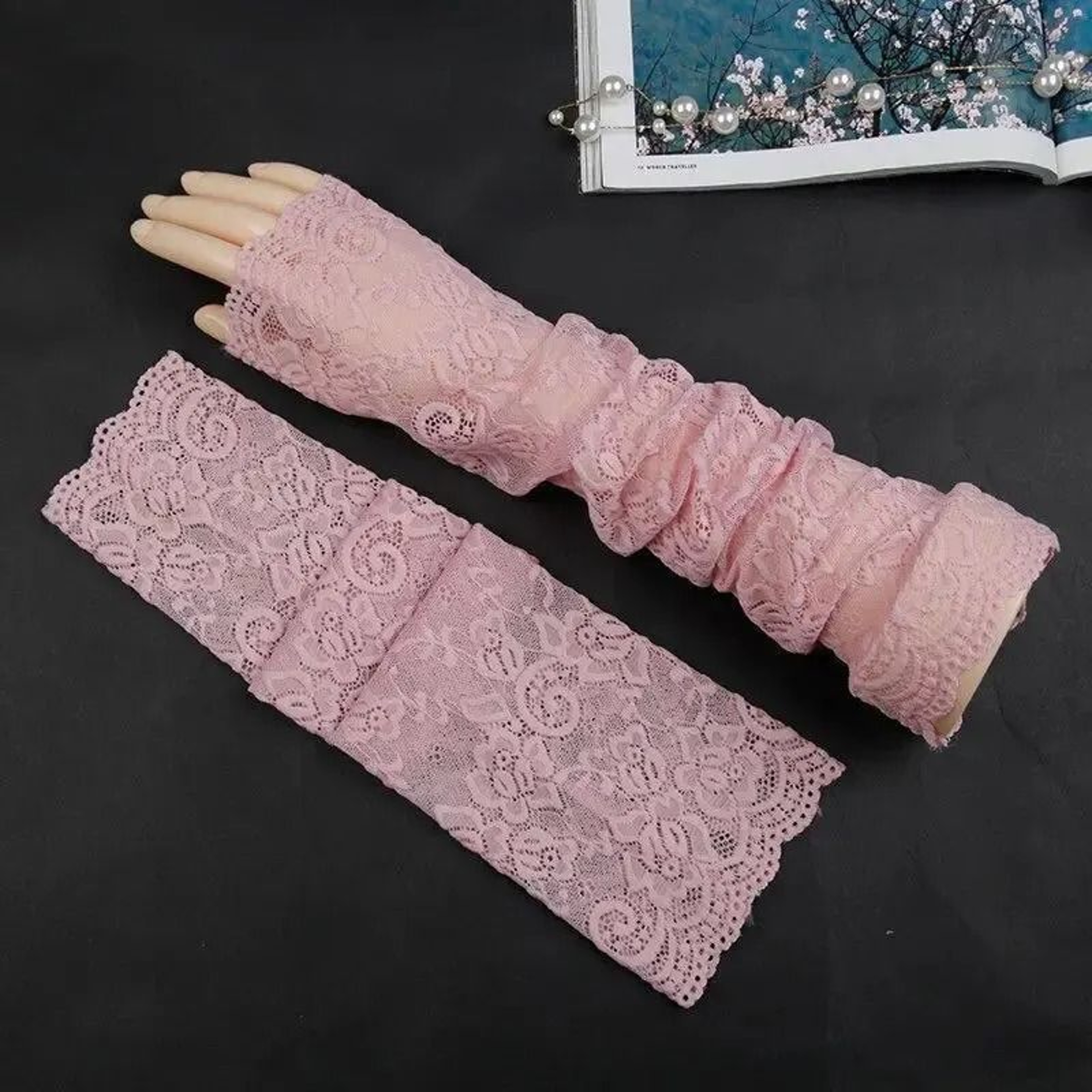 Summer Ice Silk Arm Sleeves For Women 2