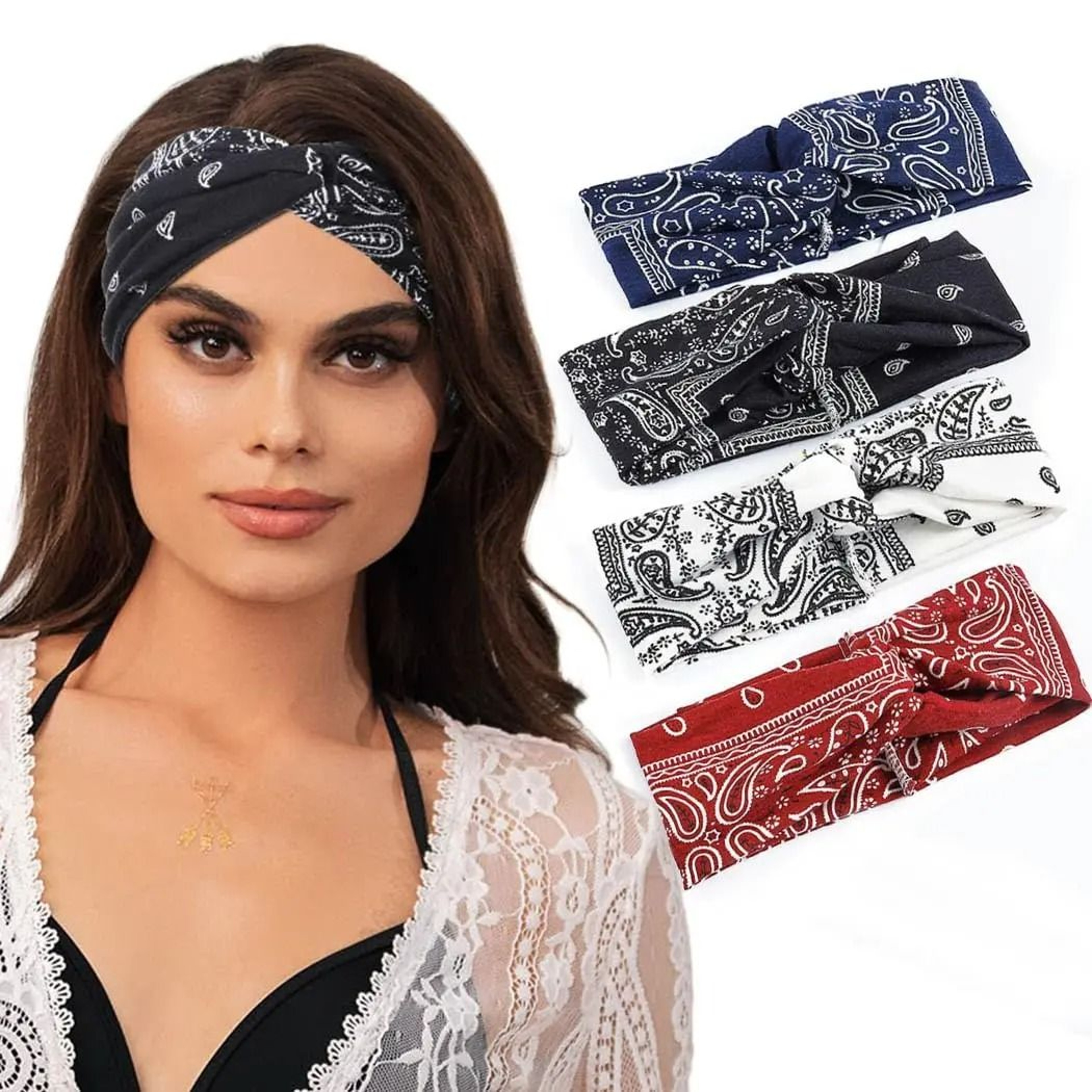 Wide Knotted Headband For Women 0
