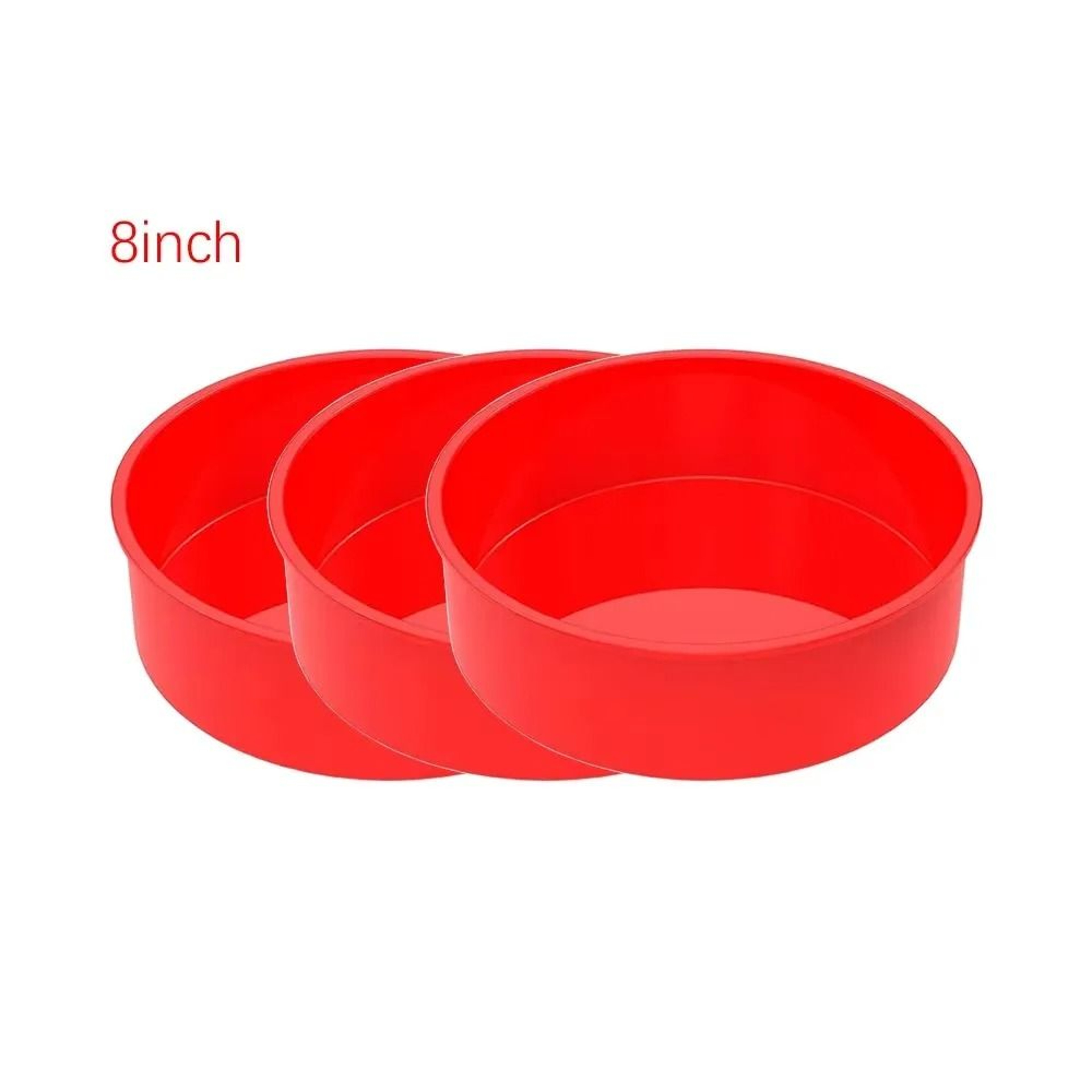 Round Silicone Cake Mold Pan Nonstick Reusable Baking Tray For Kitchen Baking 16