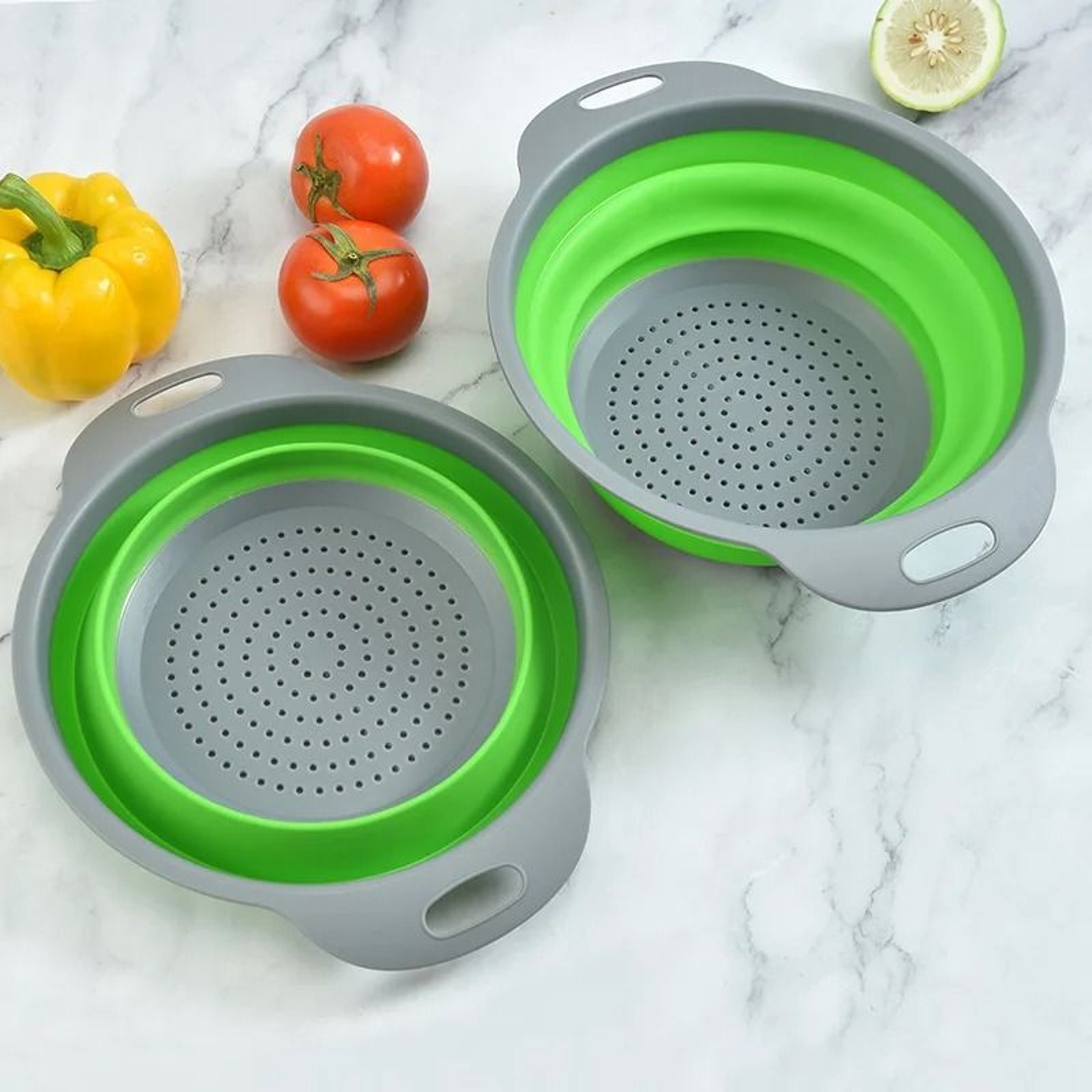 Transform Your Kitchen With Space Saving Foldable Strainers 6