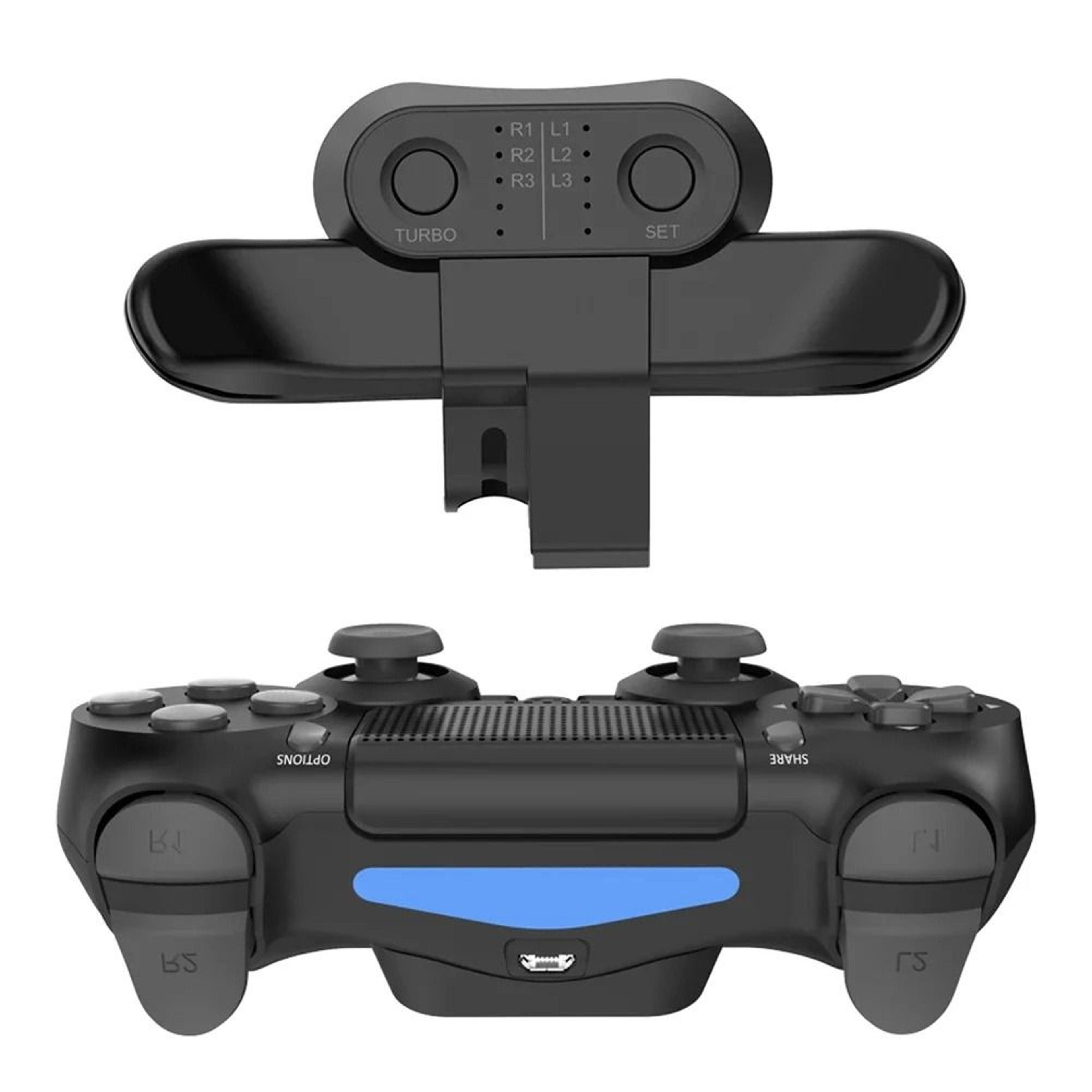 Game Controller Back Button Attachment With Turbo Function For PS4 0