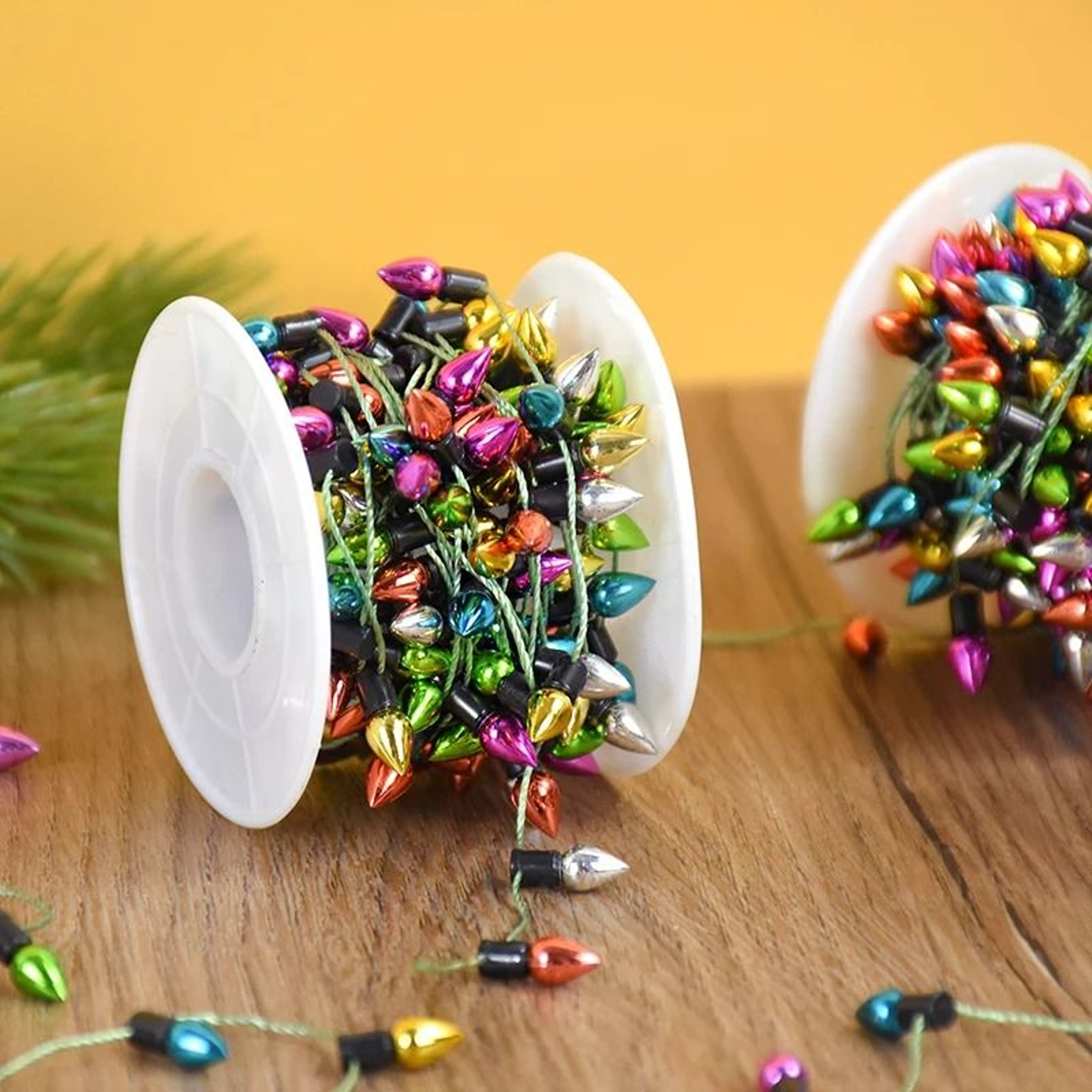 Colorful Mini Bulb String Garland  5M Decorative Craft Rope Not LED 0