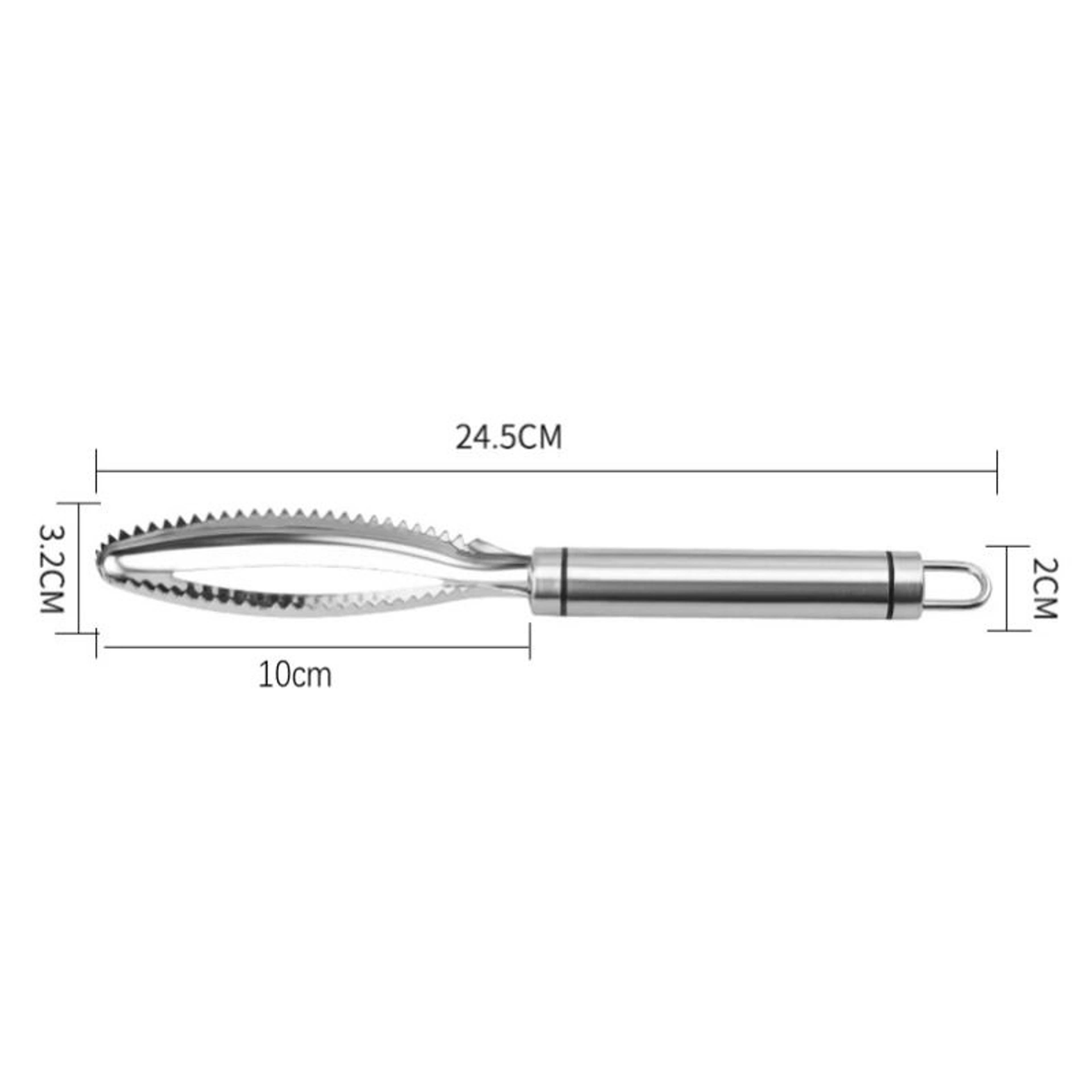 Stainless Steel Fish Scale Scraper And Bone Tweezers Set 6