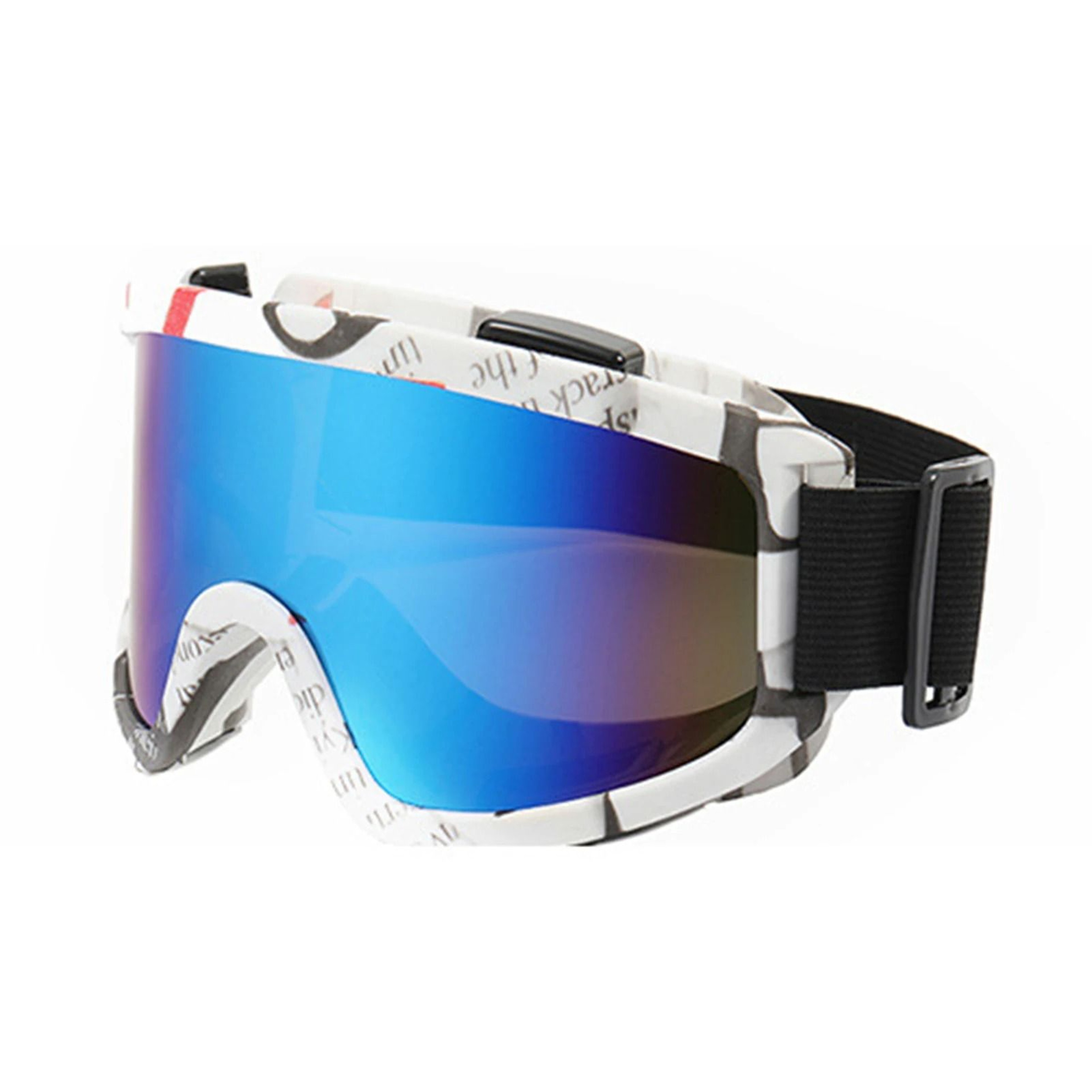 Large Frame Ski Goggles With Colorful Lens Anti Collision Anti Glare Outdoor Snow Goggles 10
