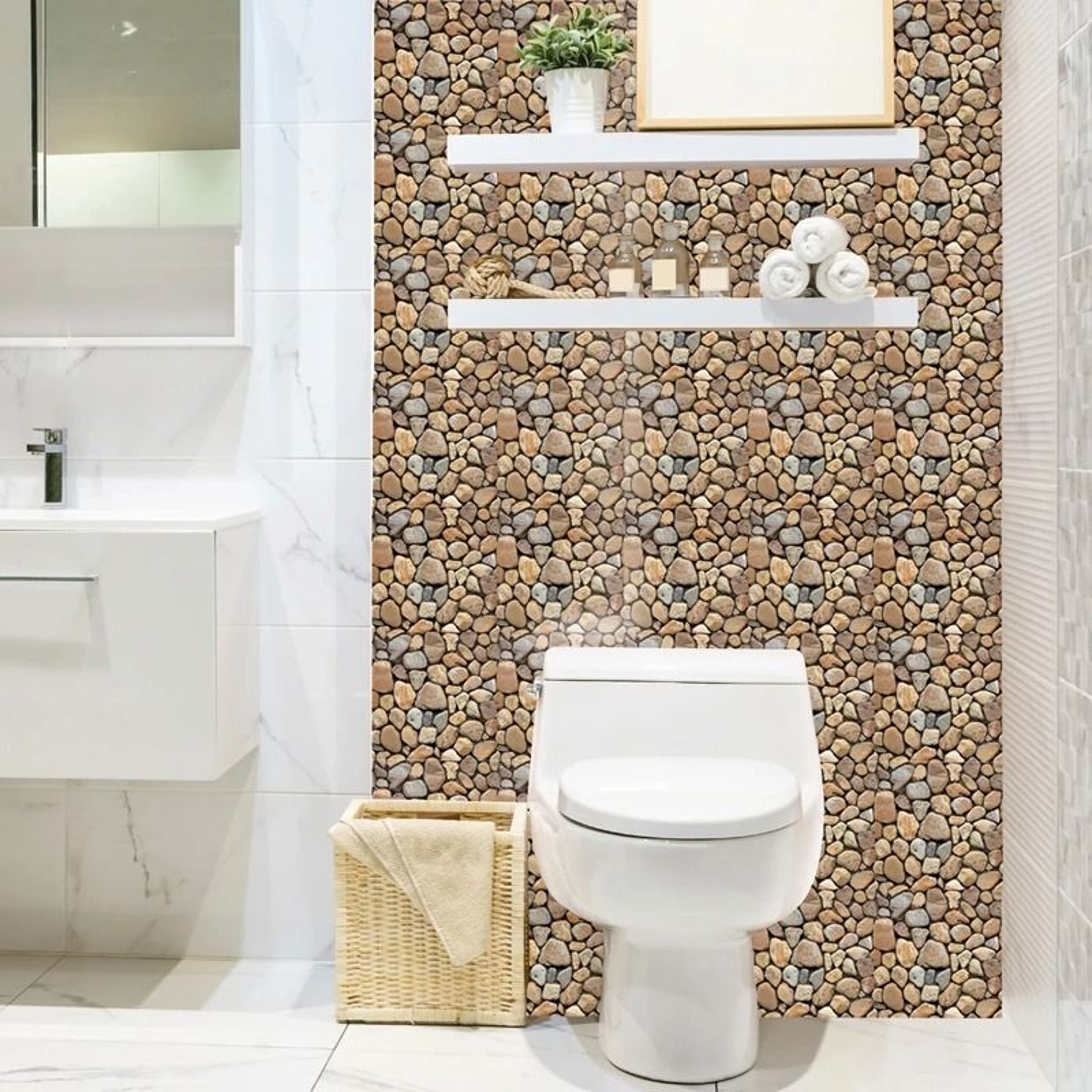 3D Brick Wall Stickers Waterproof SelfAdhesive Panels For Home Decor 3