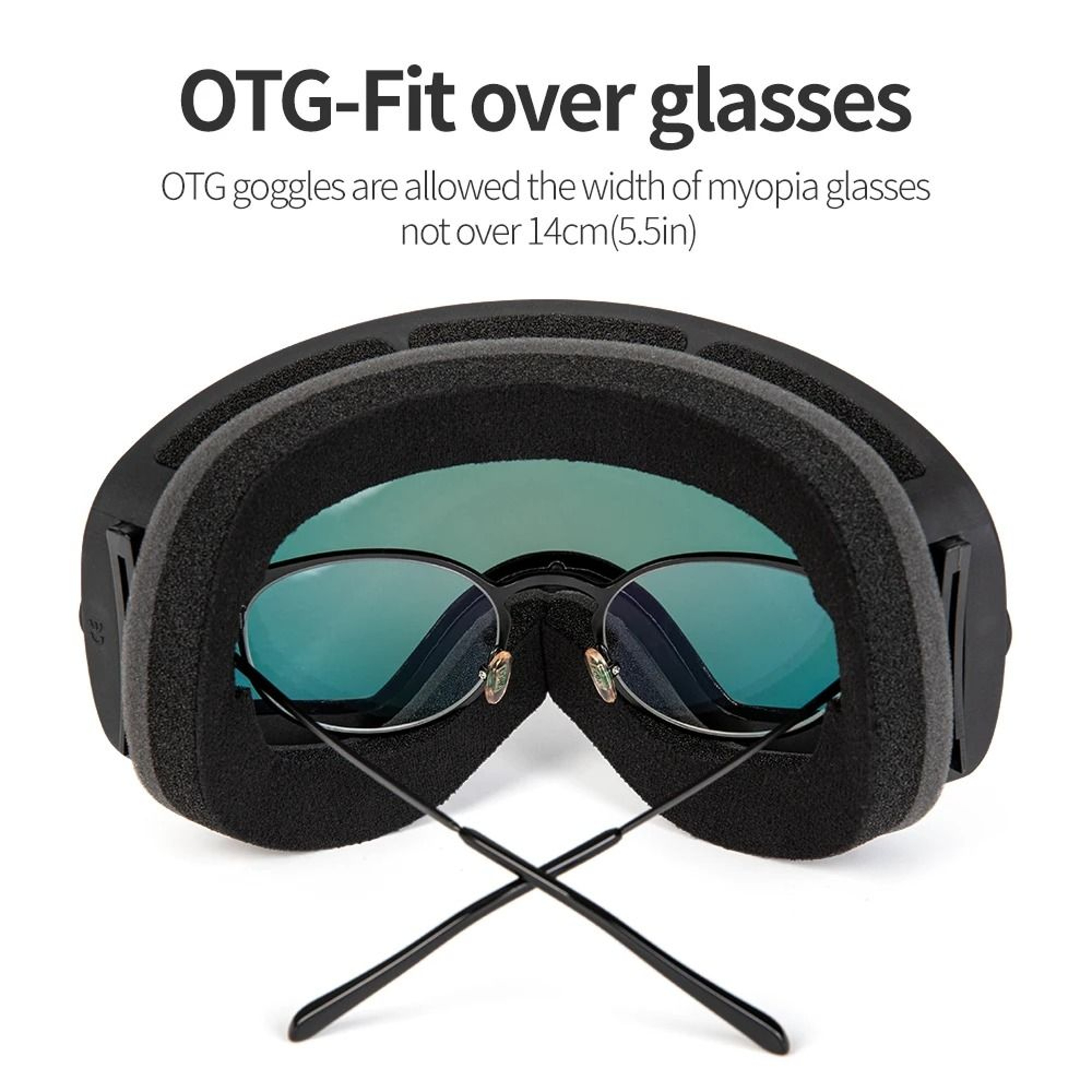 Anti Fog Ski Goggles Double Layer UV400 Wide View Snowboard Mask For Men And Women 2