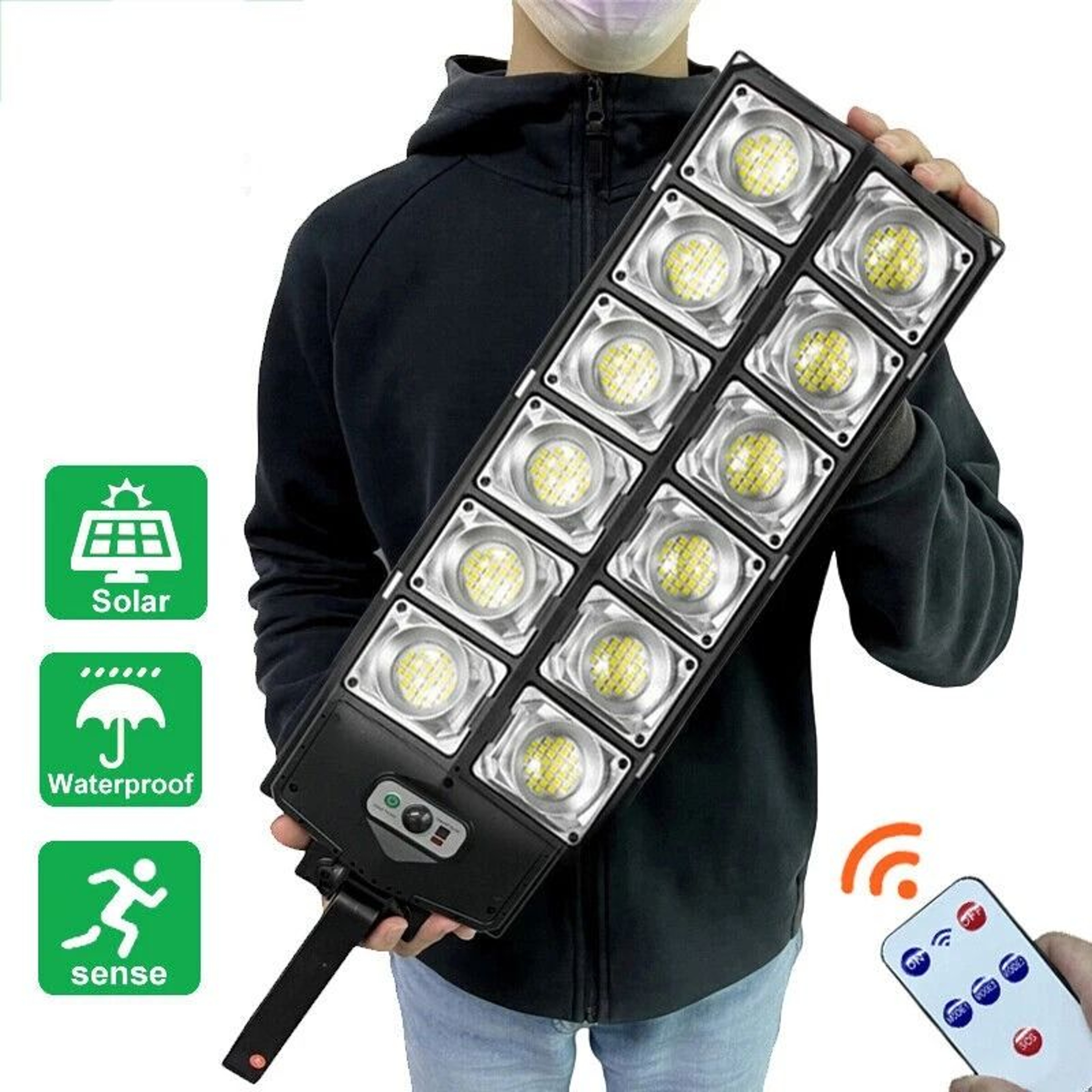Ultra Bright Solar Street Light With Motion Sensor 0