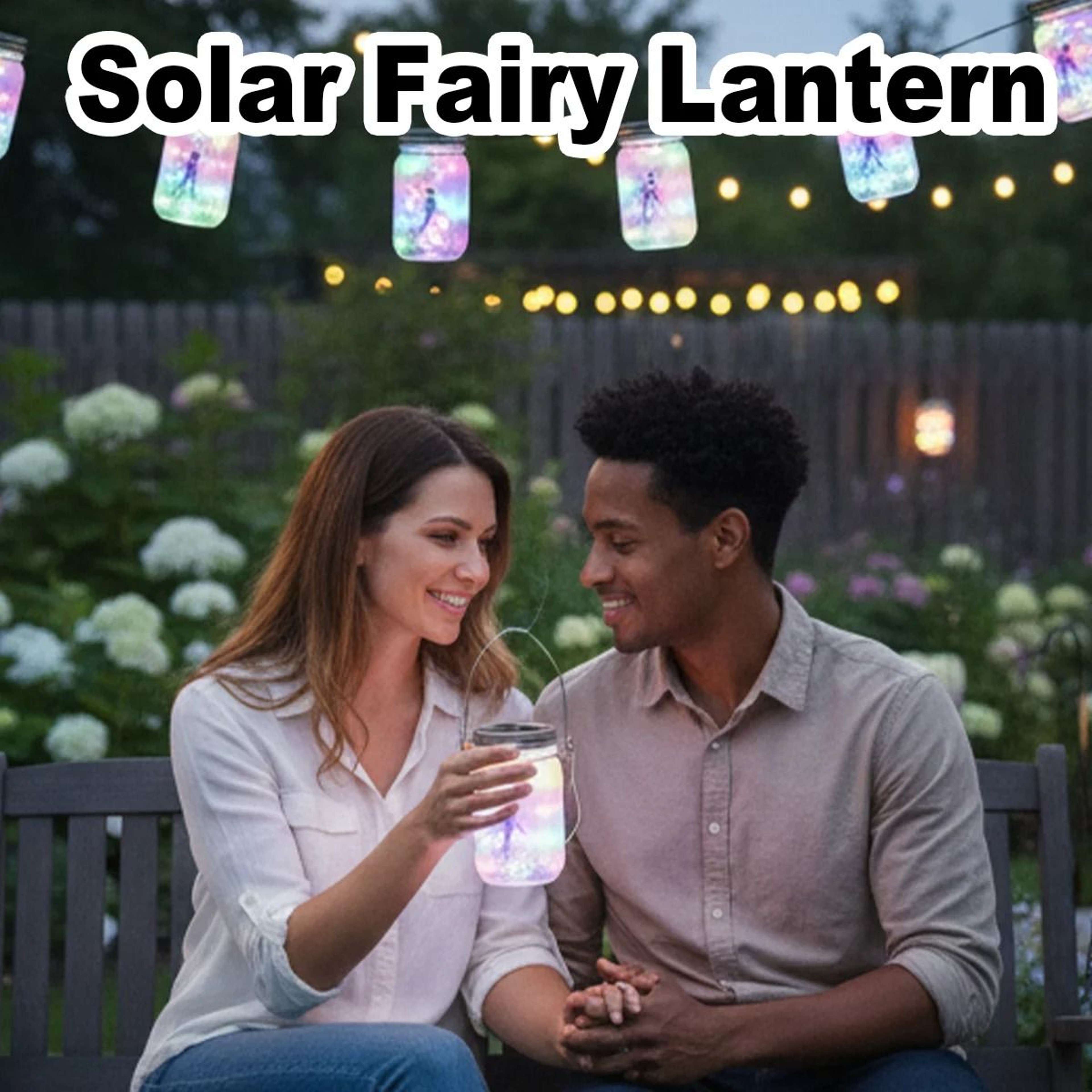 Solar Fairy Lantern Garden Light 0