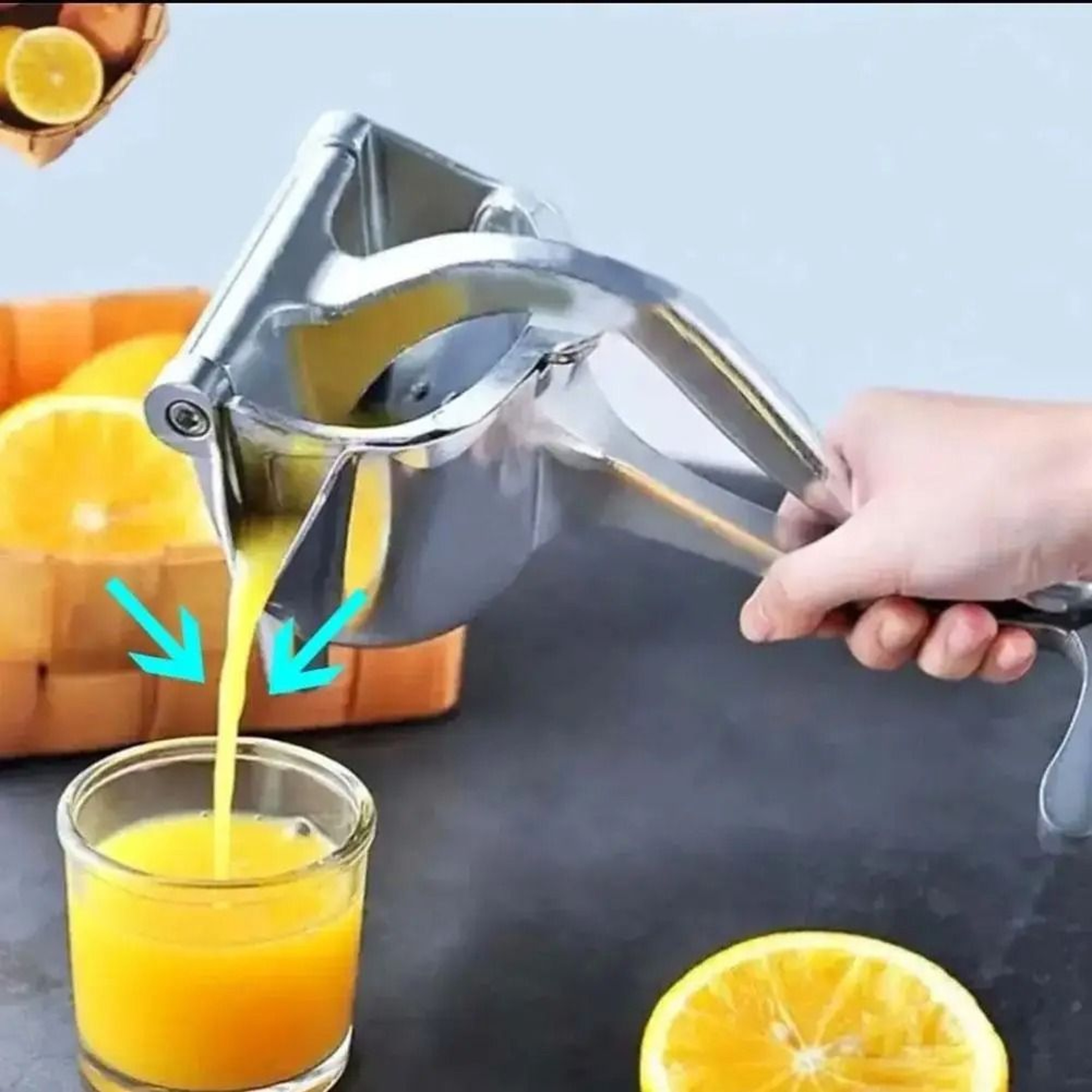 Aluminum Manual Lemon Juicer Press For Citrus And Fruit 2