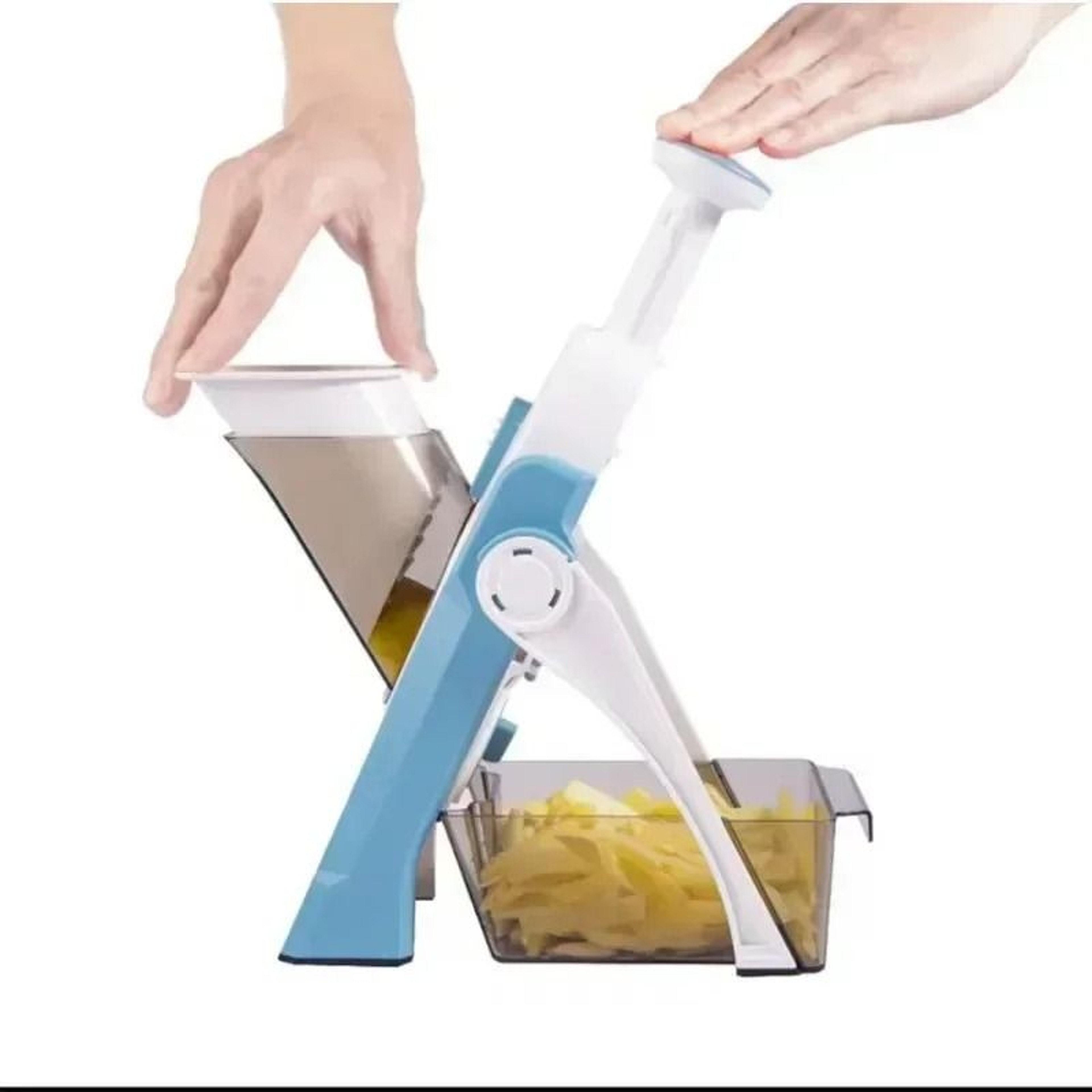 Adjustable Vegetable Cutter And Manual Kitchen Tool For Slicing And Peeling 6