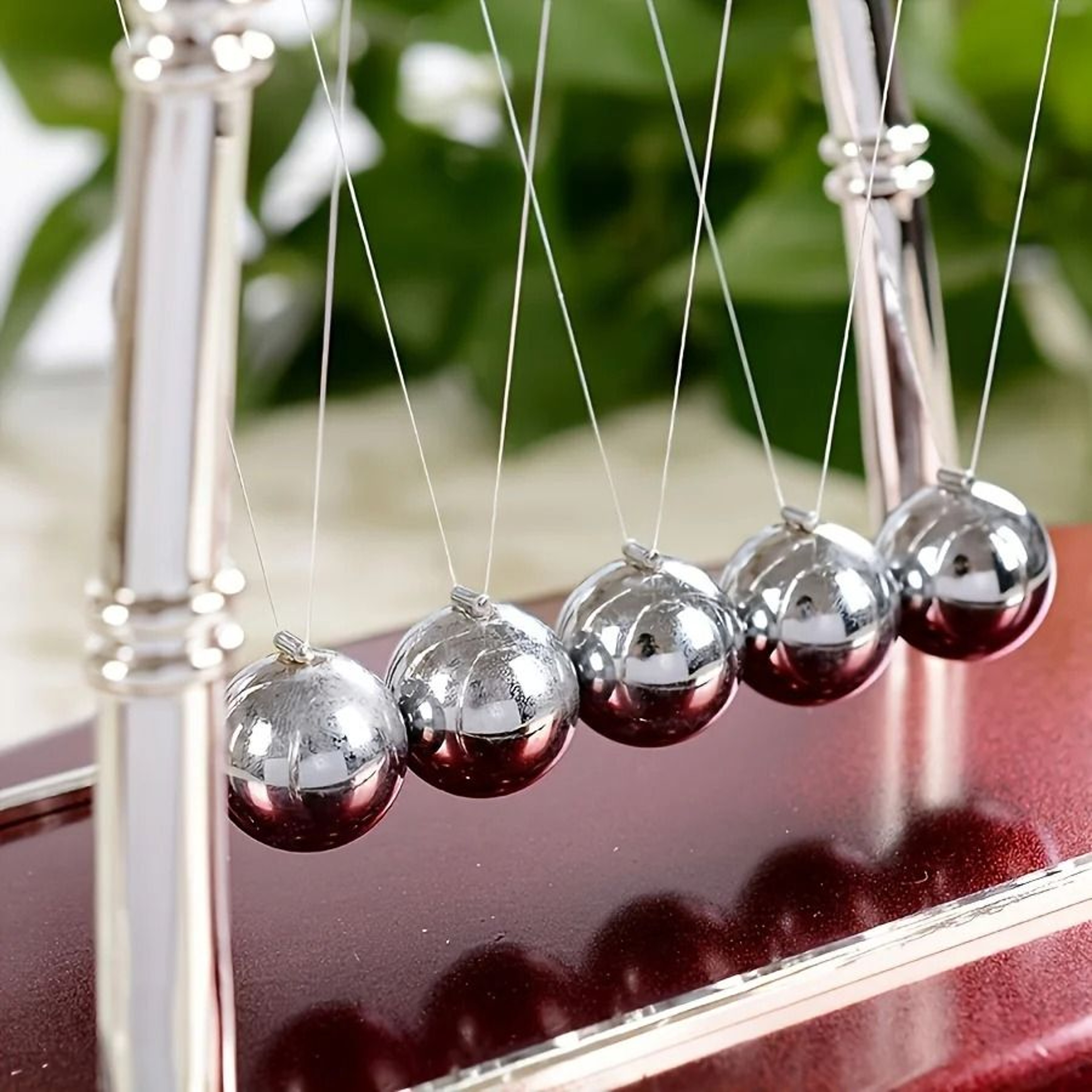 Modern Newton Cradle Metal Balance Balls Desk Toy 2