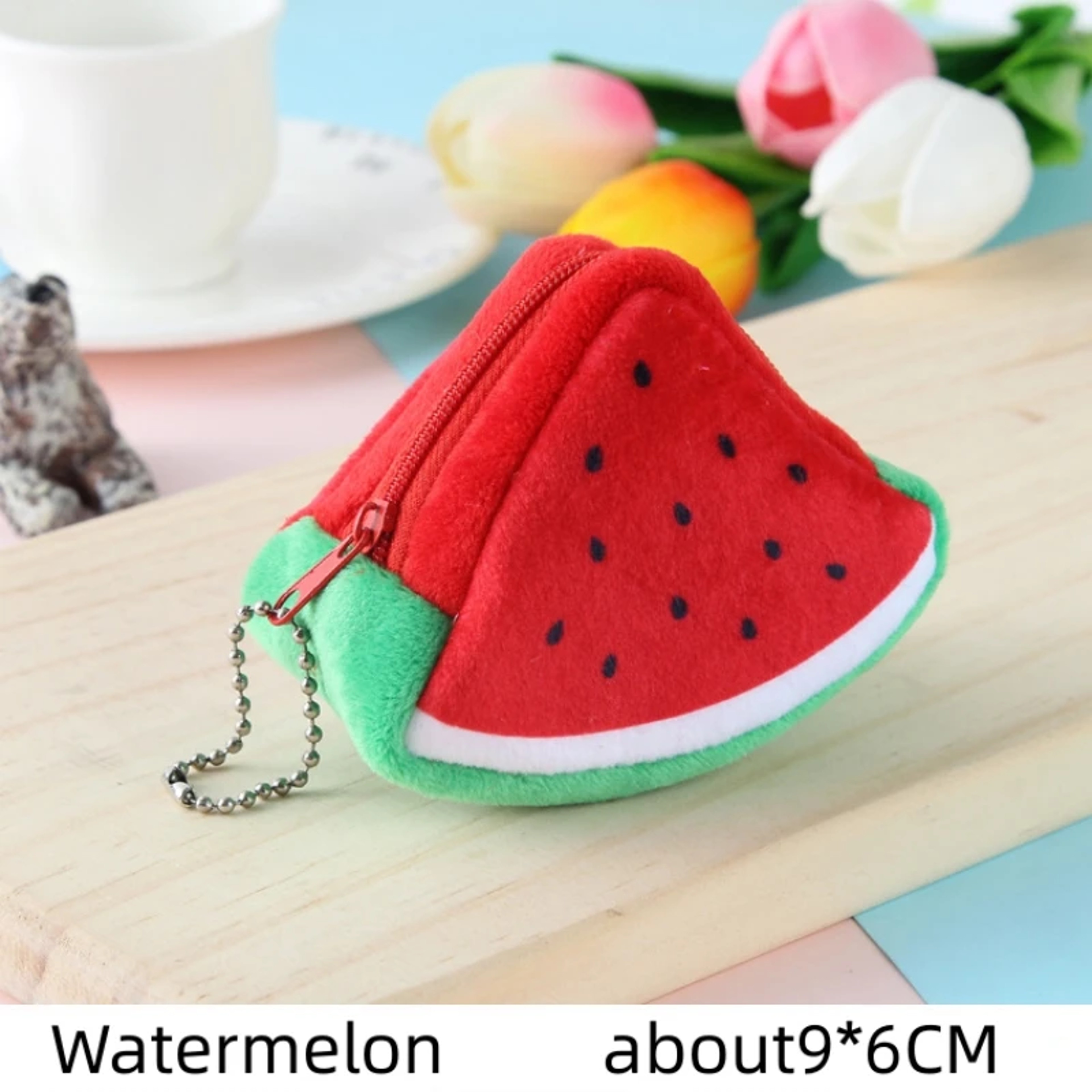 Fruit Plush Coin Purse – Cute 3D Mini Wallet for Kids and Adults – view 11