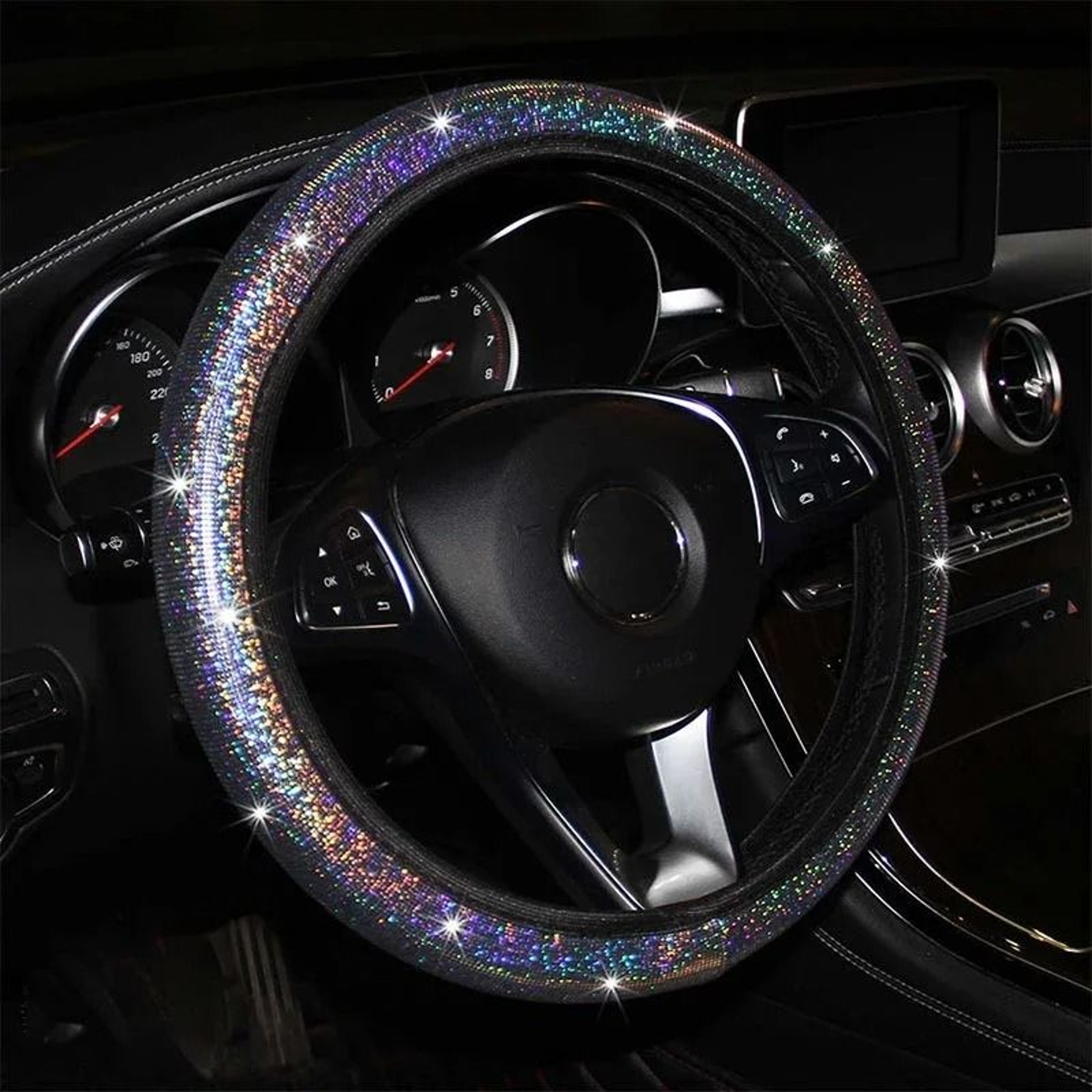 Universal Bling Steering Wheel Cover 9