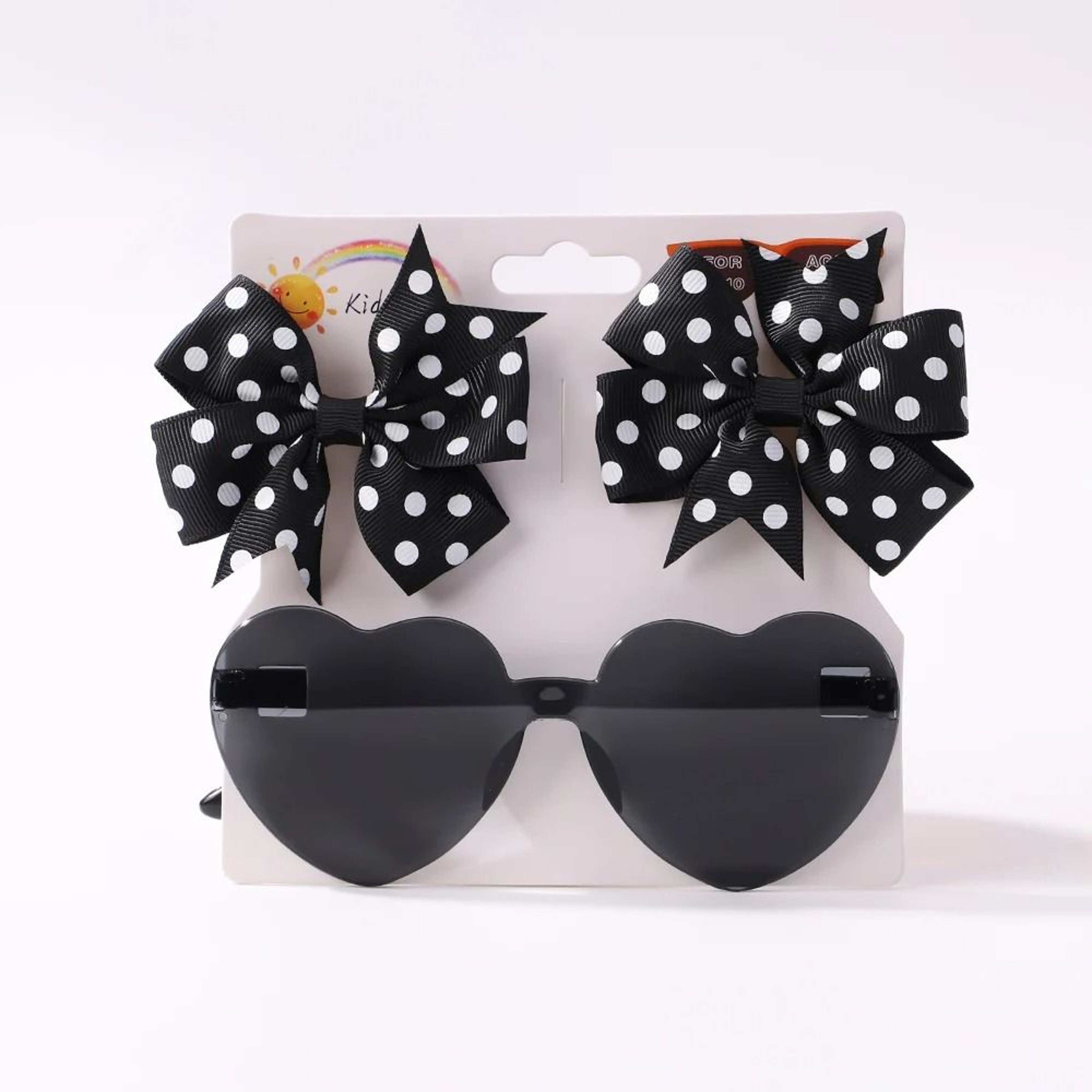 Girls Bow Hair Clip Set 3 Pack 6