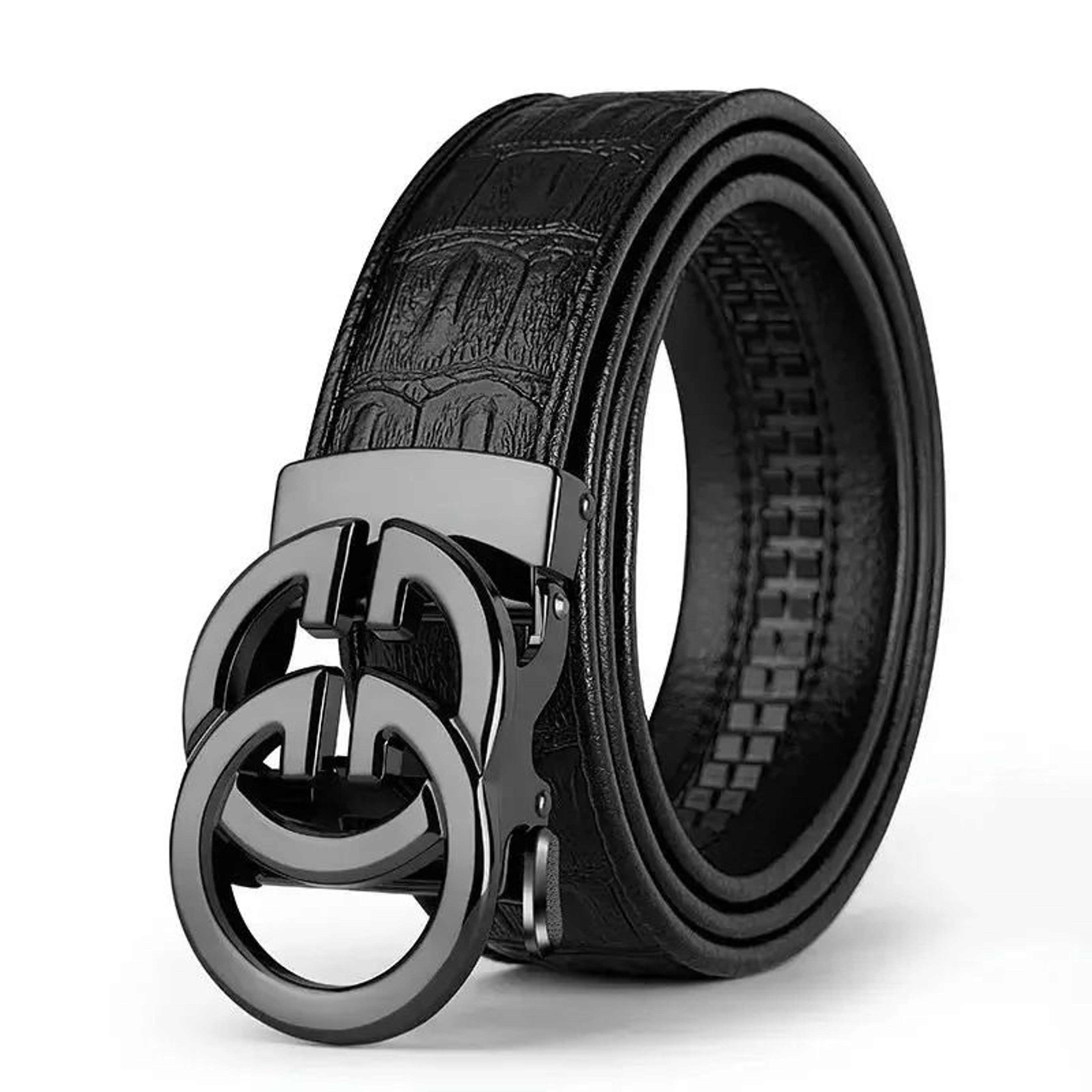 Mens Automatic Genuine Leather Belt 0