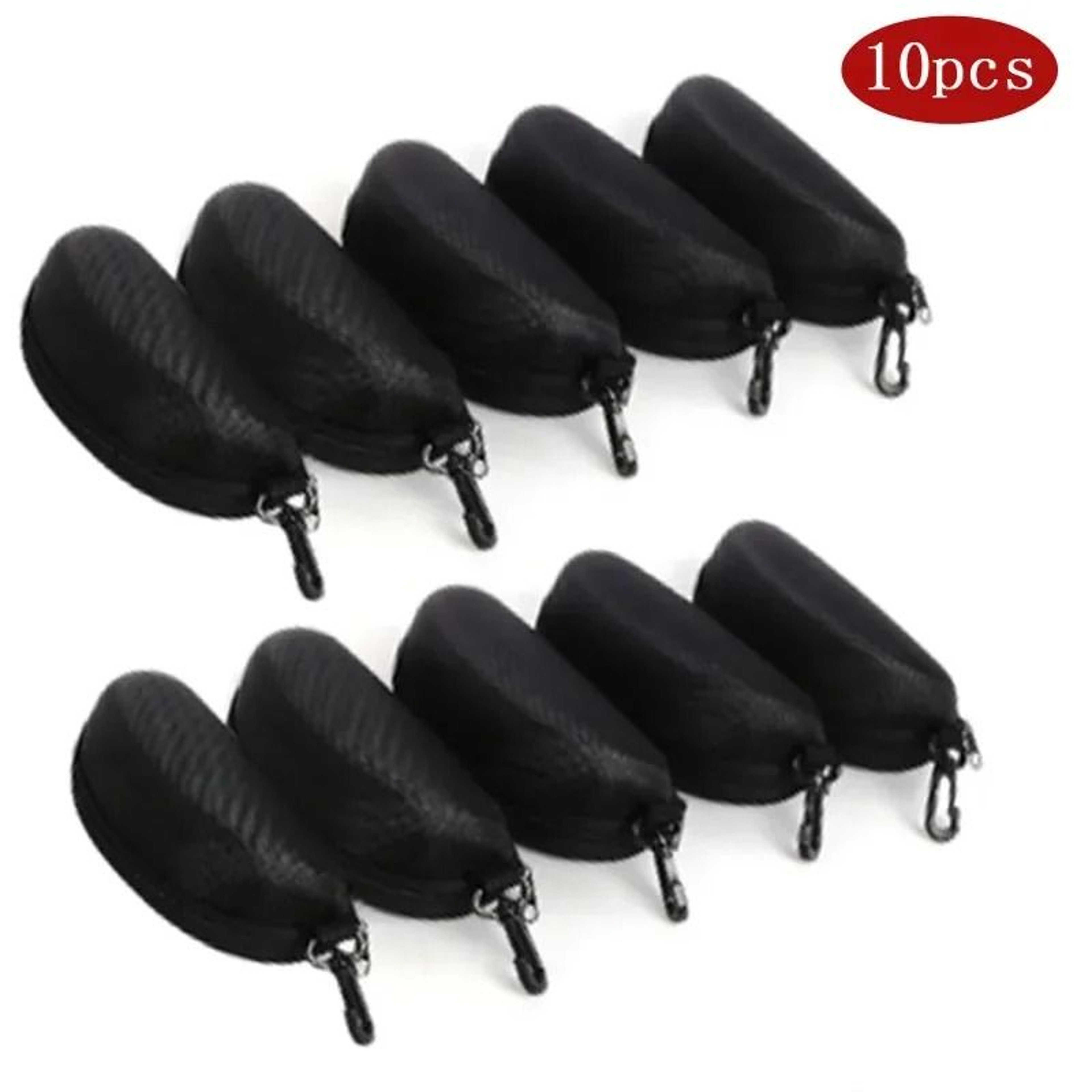 Portable Zipper Sunglasses Case With Hook 7