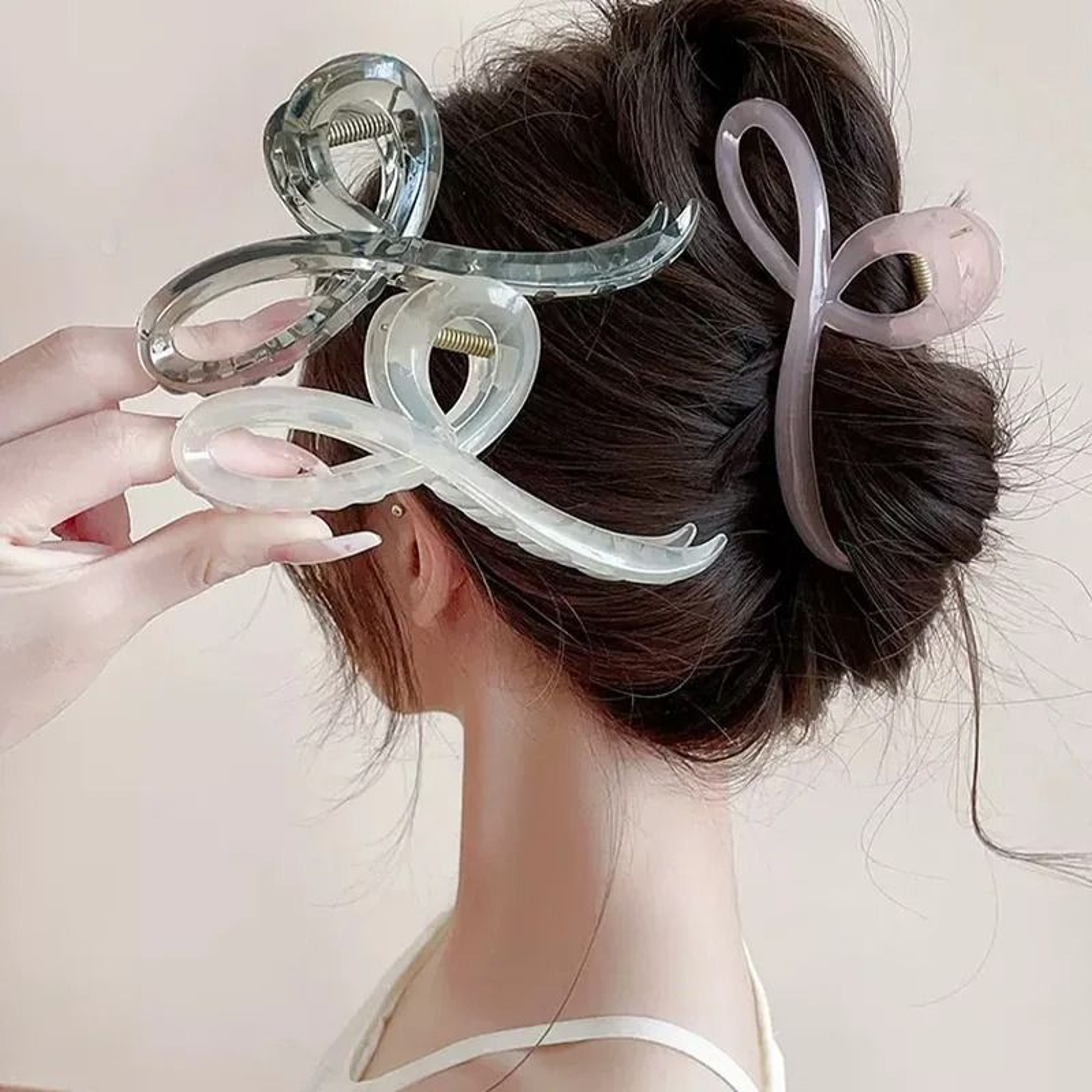Jelly Bow Hair Claw Clip 0