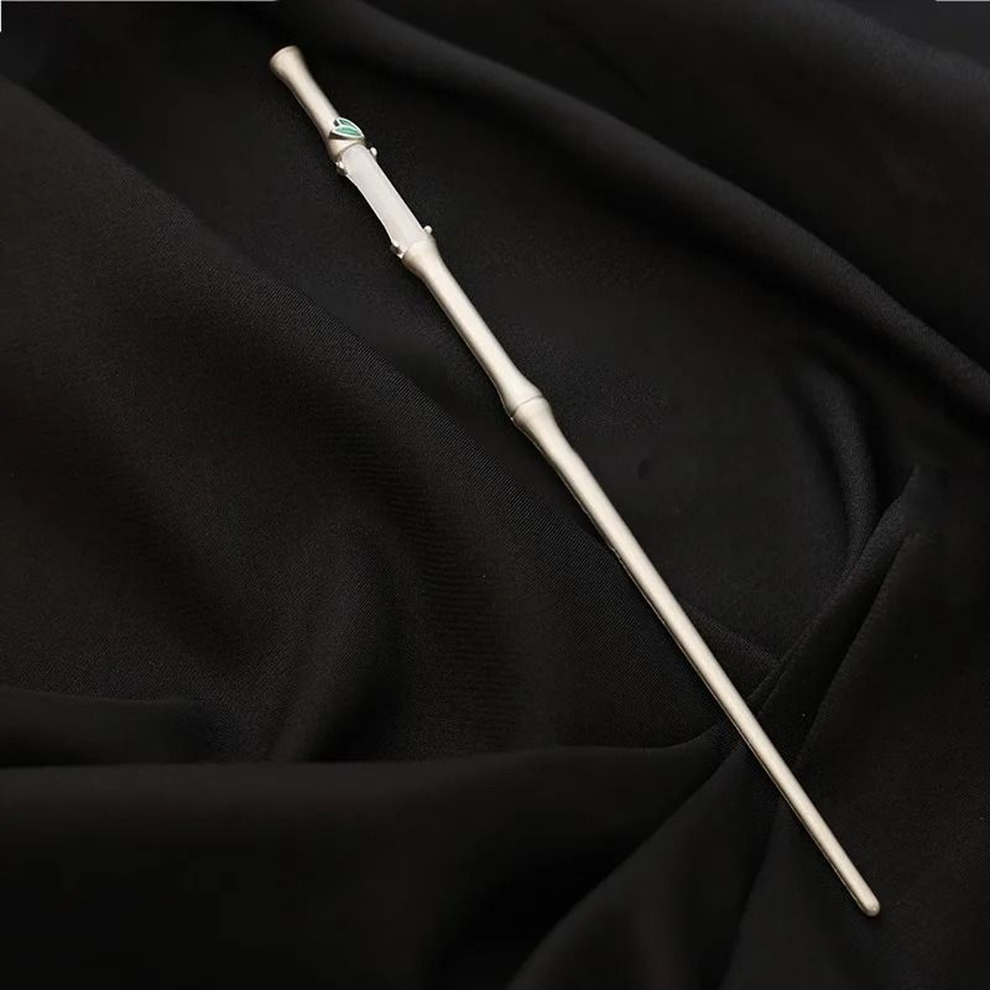 Bamboo Knot Hairpin  Elegant Retro Imitation Jade Style Hair Accessory 5