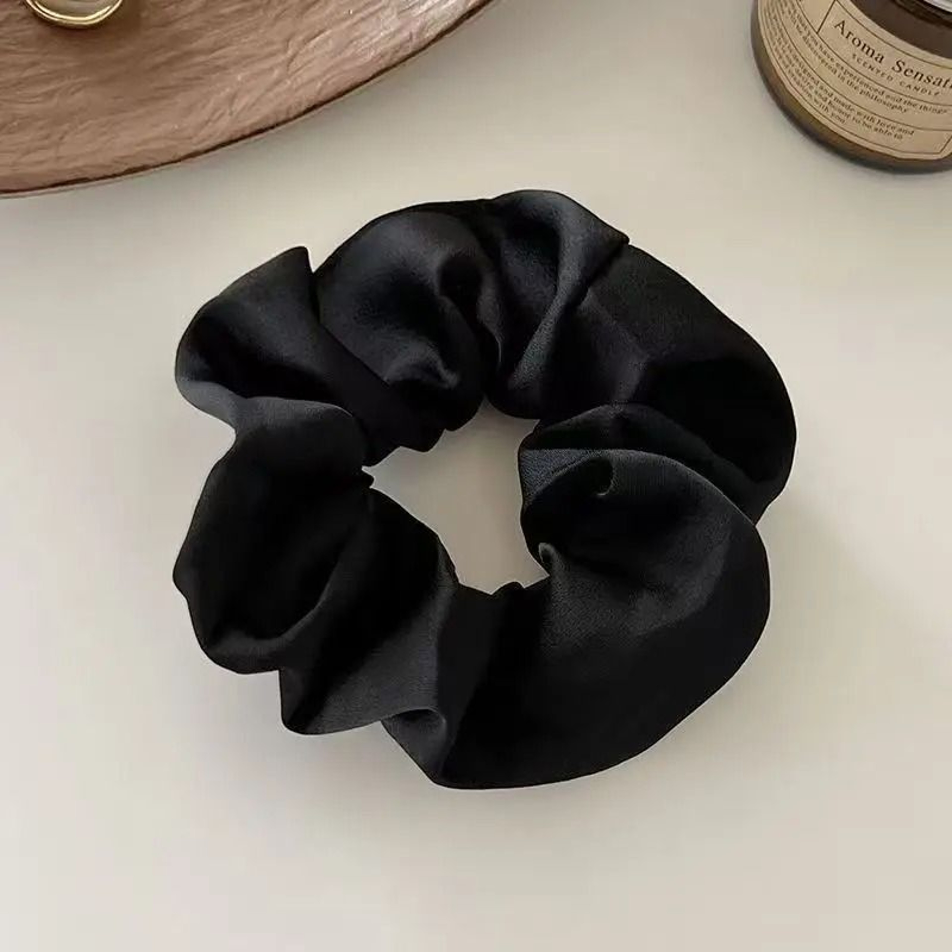 Satin Large Scrunchie Headband For Women And Girls 3
