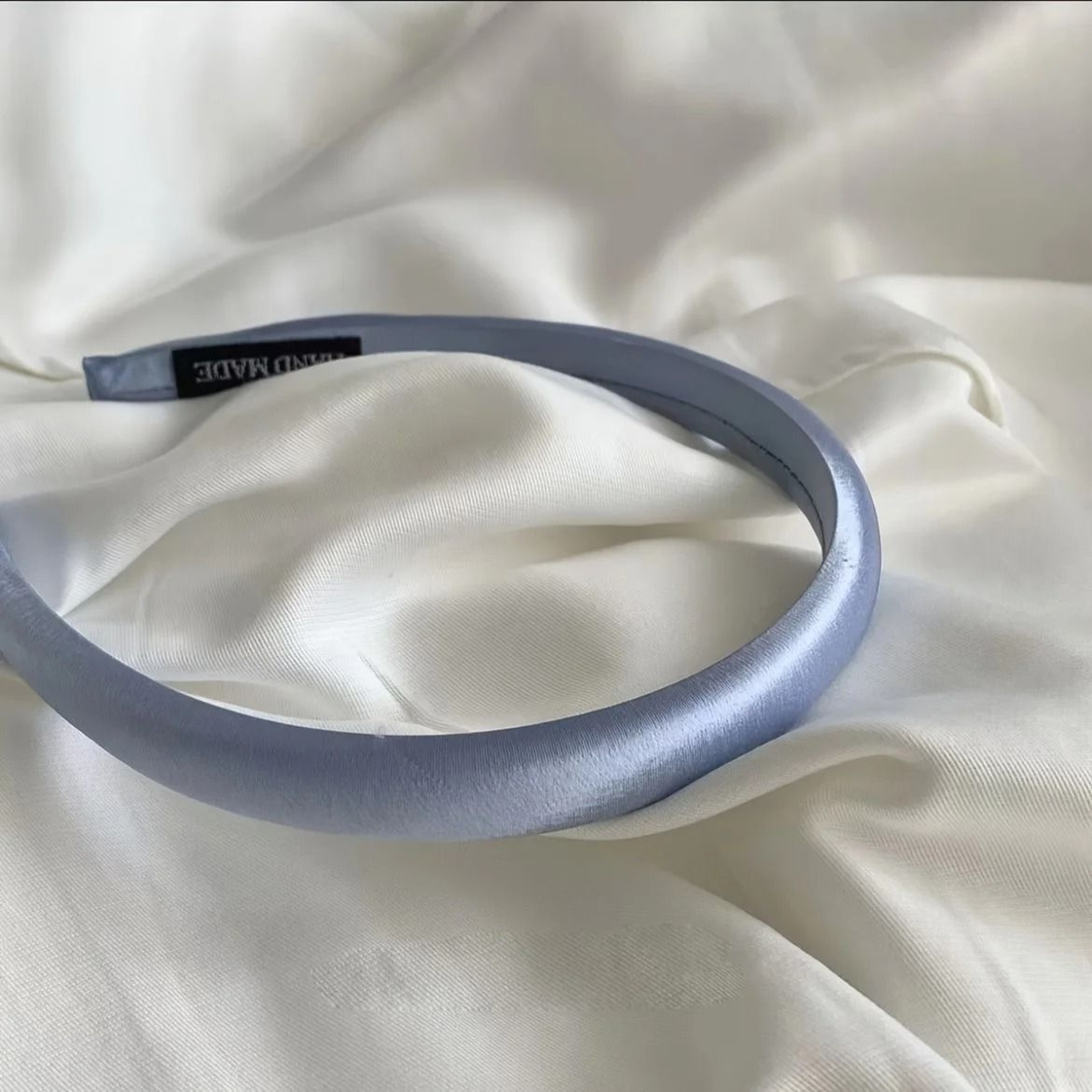 Solid Color Satin Elastic Hair Bands For Women 5