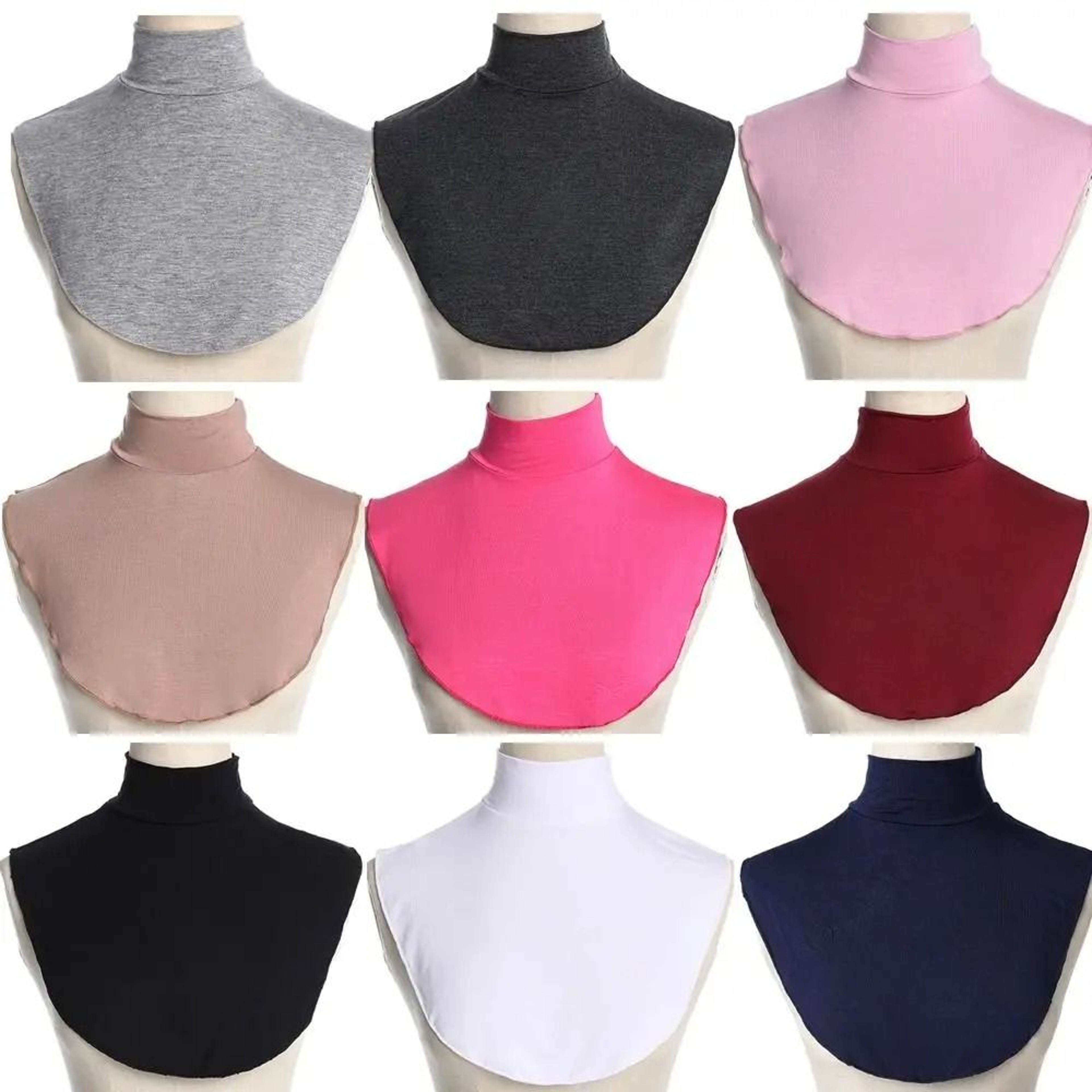 Soft Modal Turtleneck Hijab Neck Cover 2
