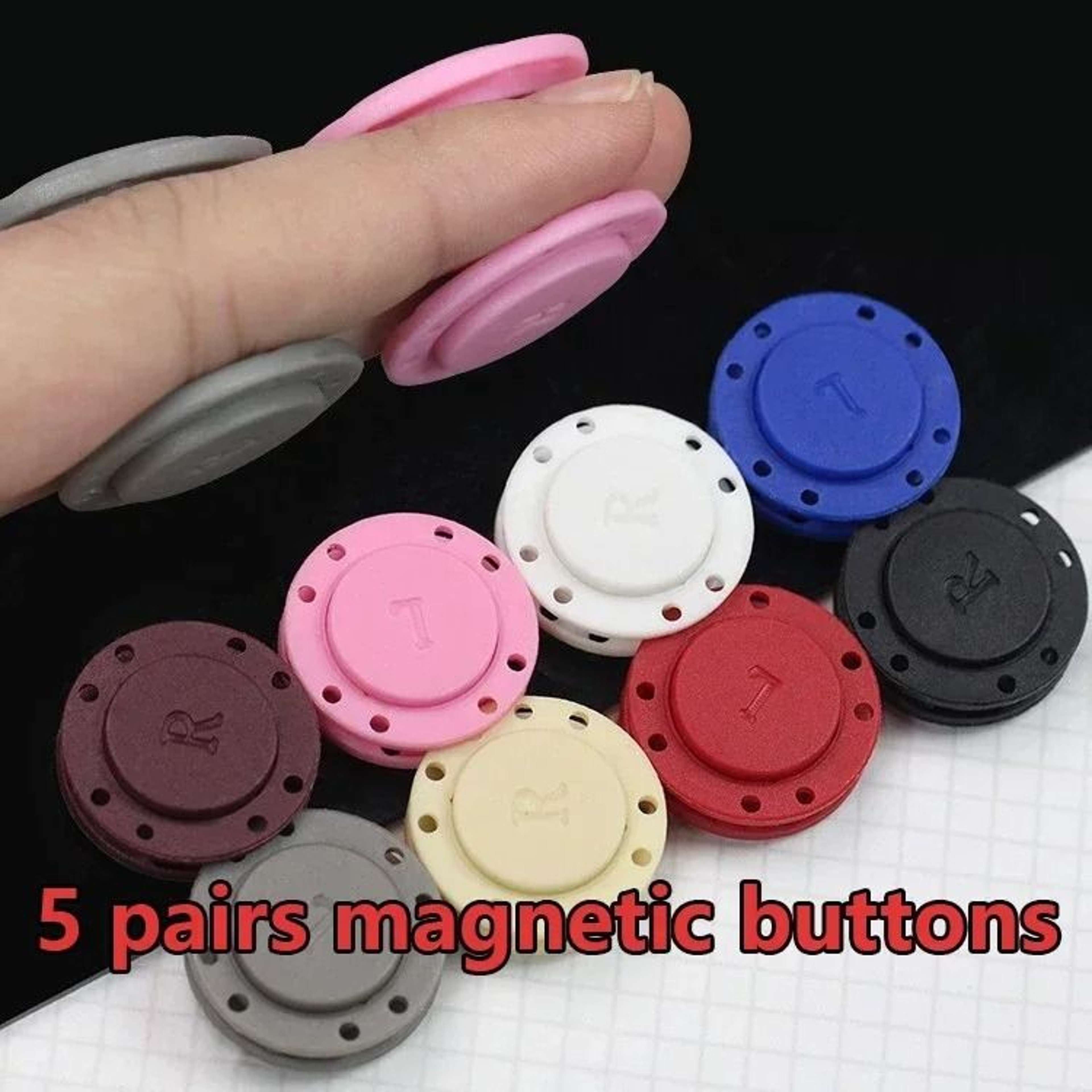 Magnetic Concealed Button Set For Sweaters And Coats 0
