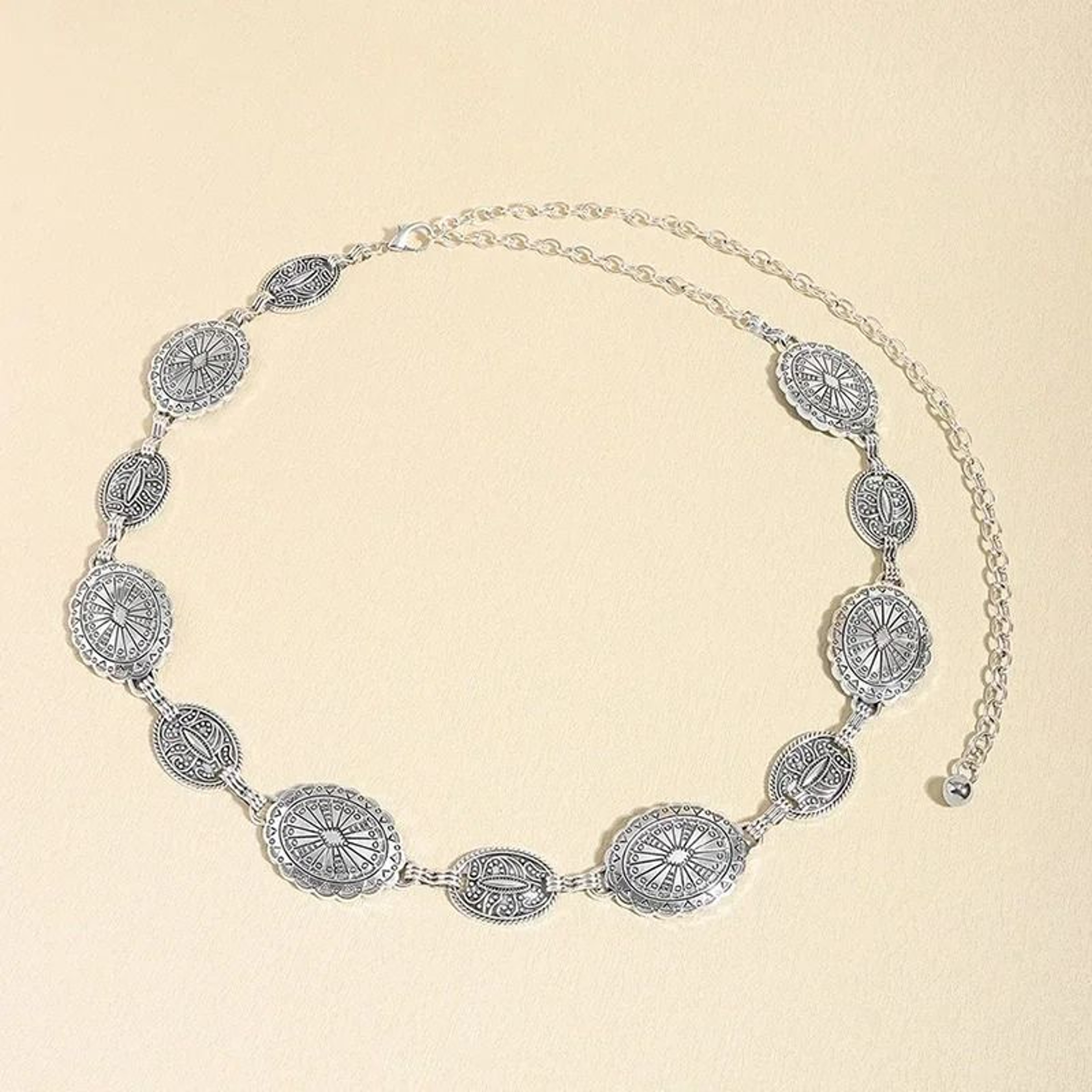 Retro Metal Waist Chain Belt For Women 3