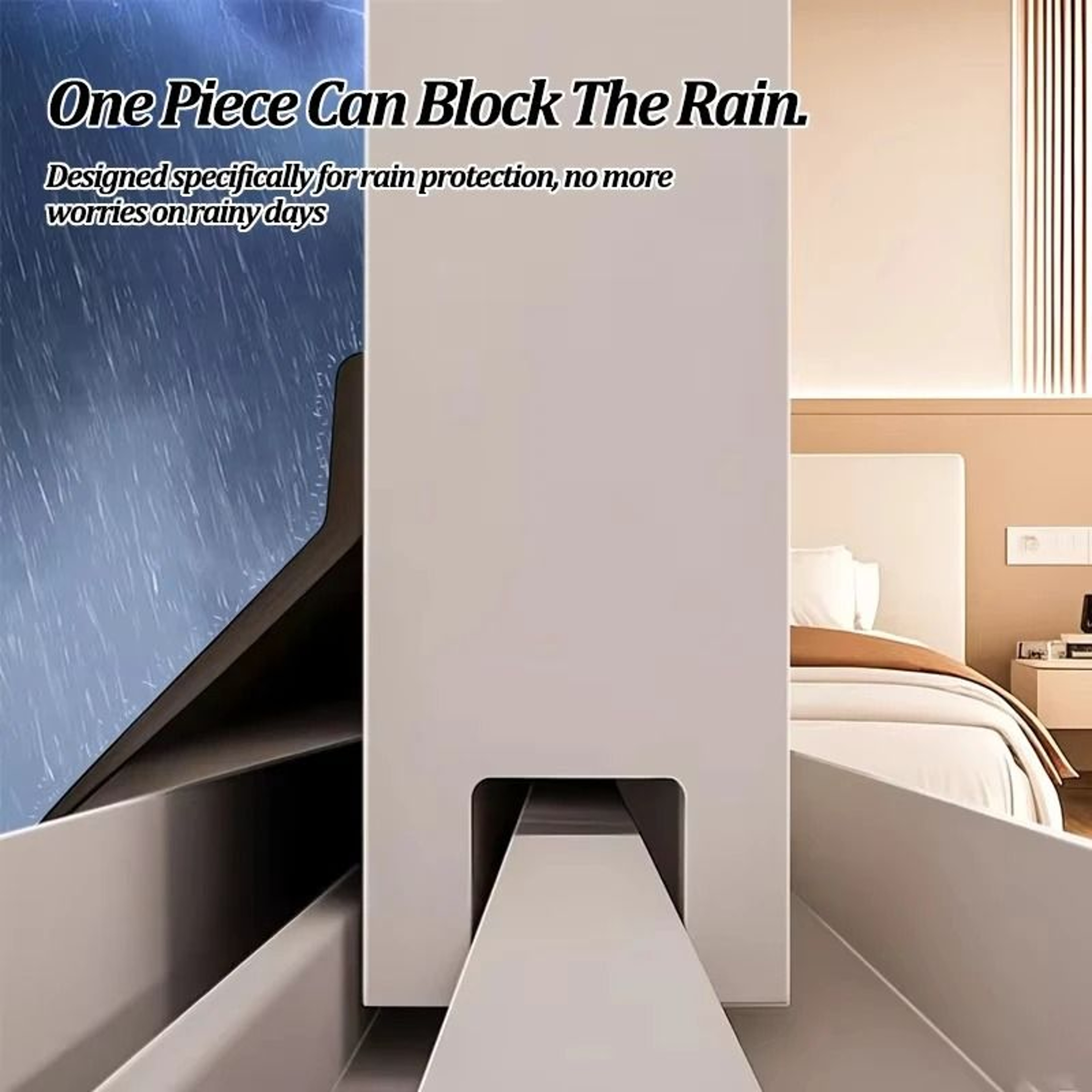 Angled Water Blocking Strip For Sliding Windows 5