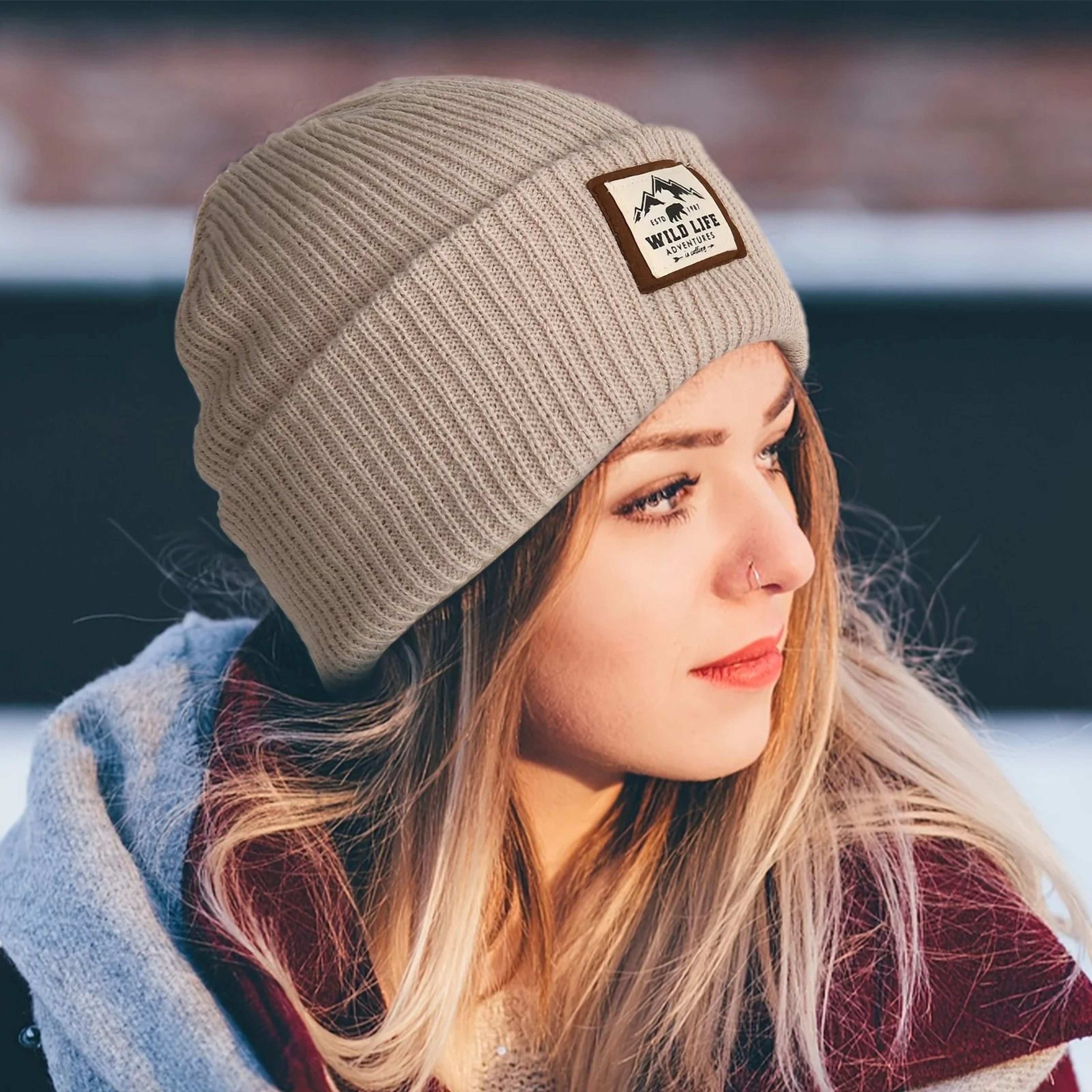 Outdoor Fleece Sports Hat Winter Windproof Beanie 2