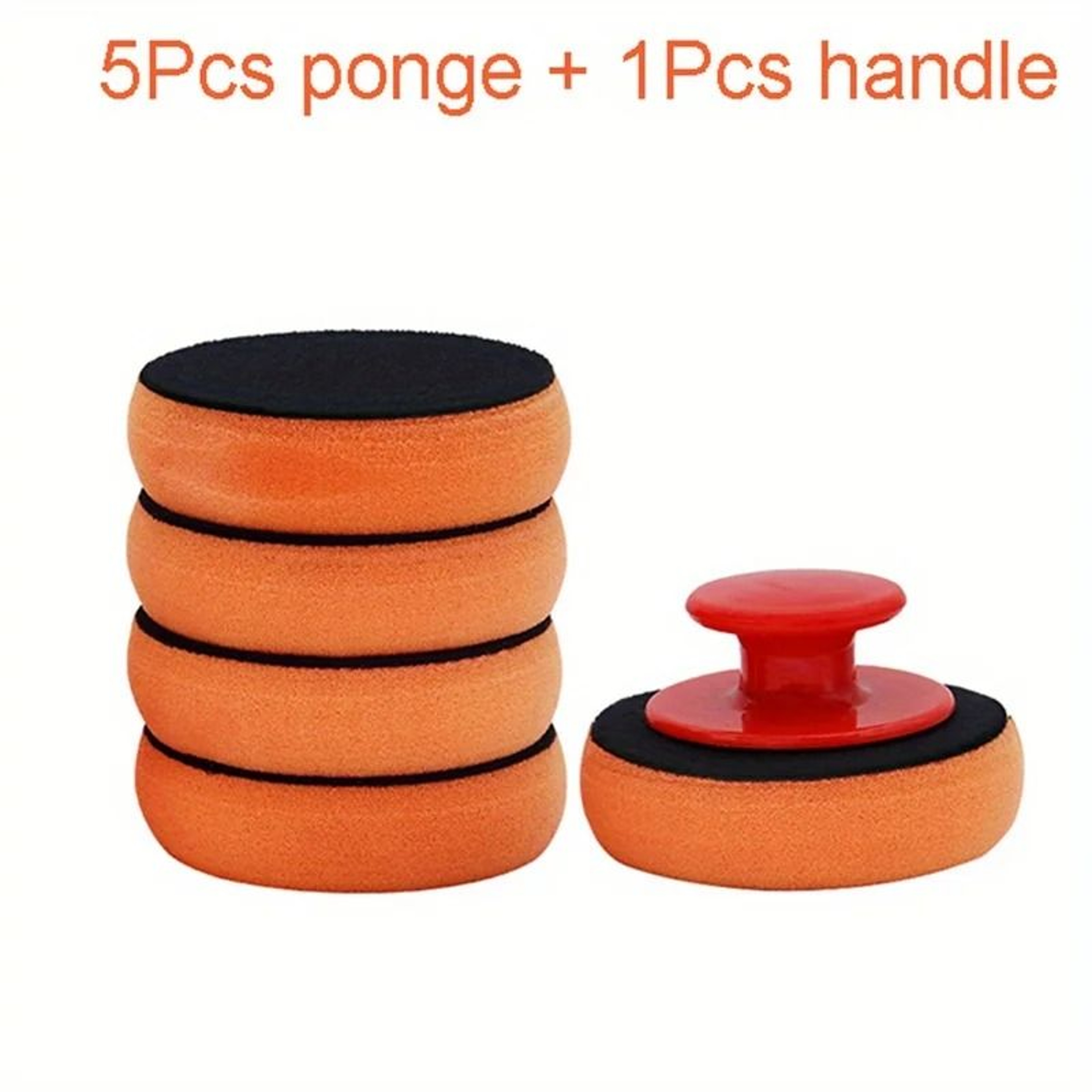 Car Wash Wax Polish Pad Sponge Cleaning Tool 0