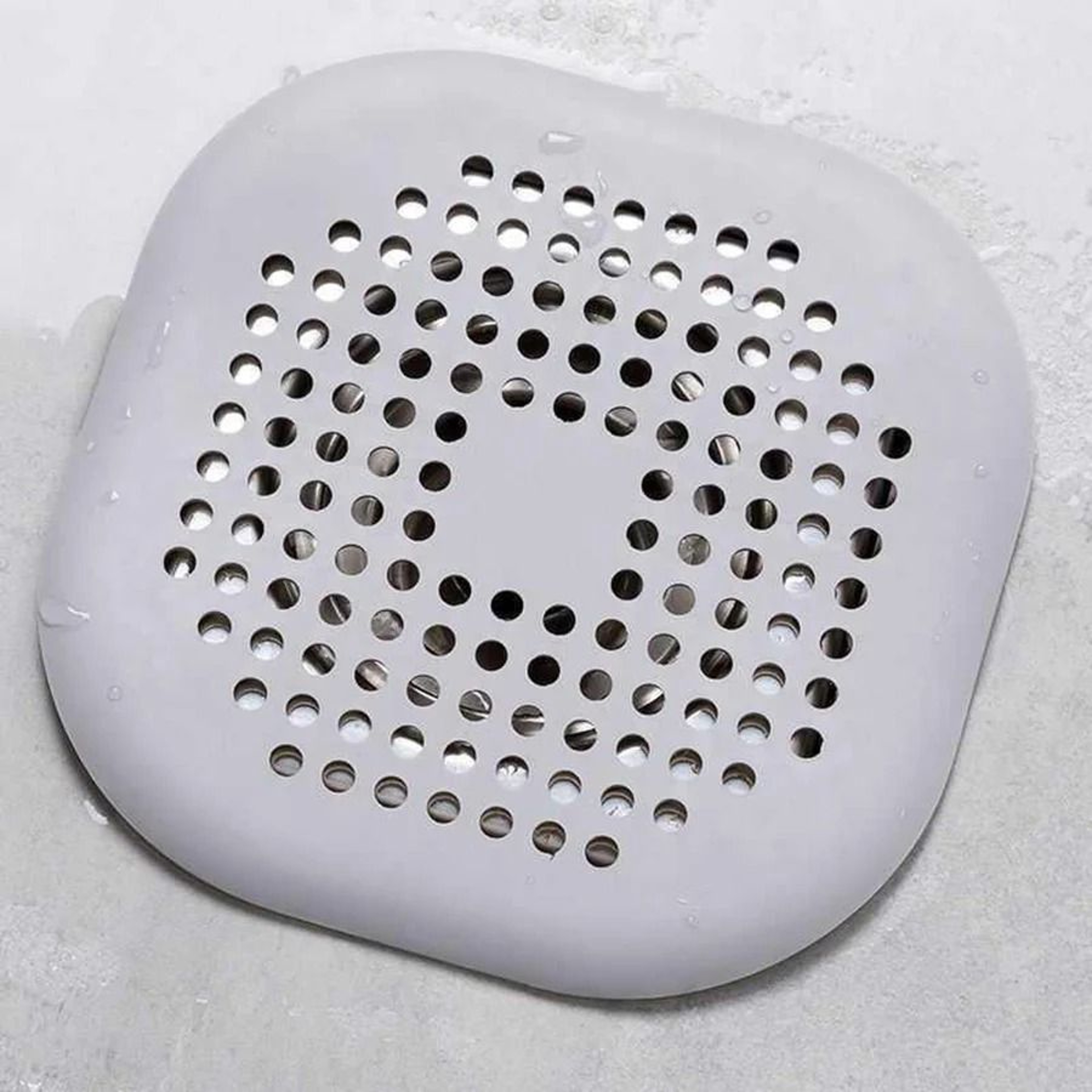 Silicone Floor Drain Cover Square Hair Filter For Bathroom 8