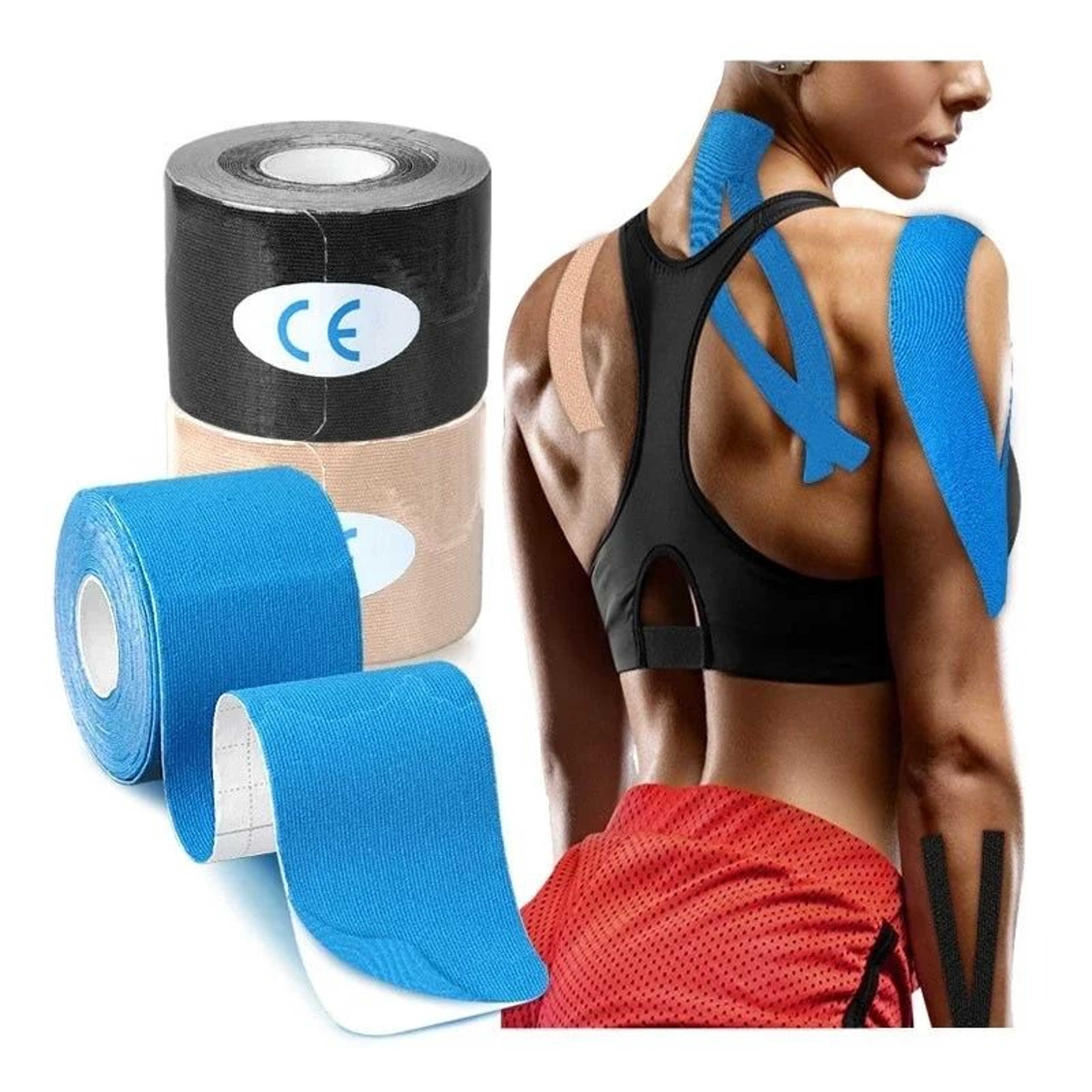 Sports Kinesio Tape Elastic Muscle Support Bandage For Pain Relief And Recovery 0