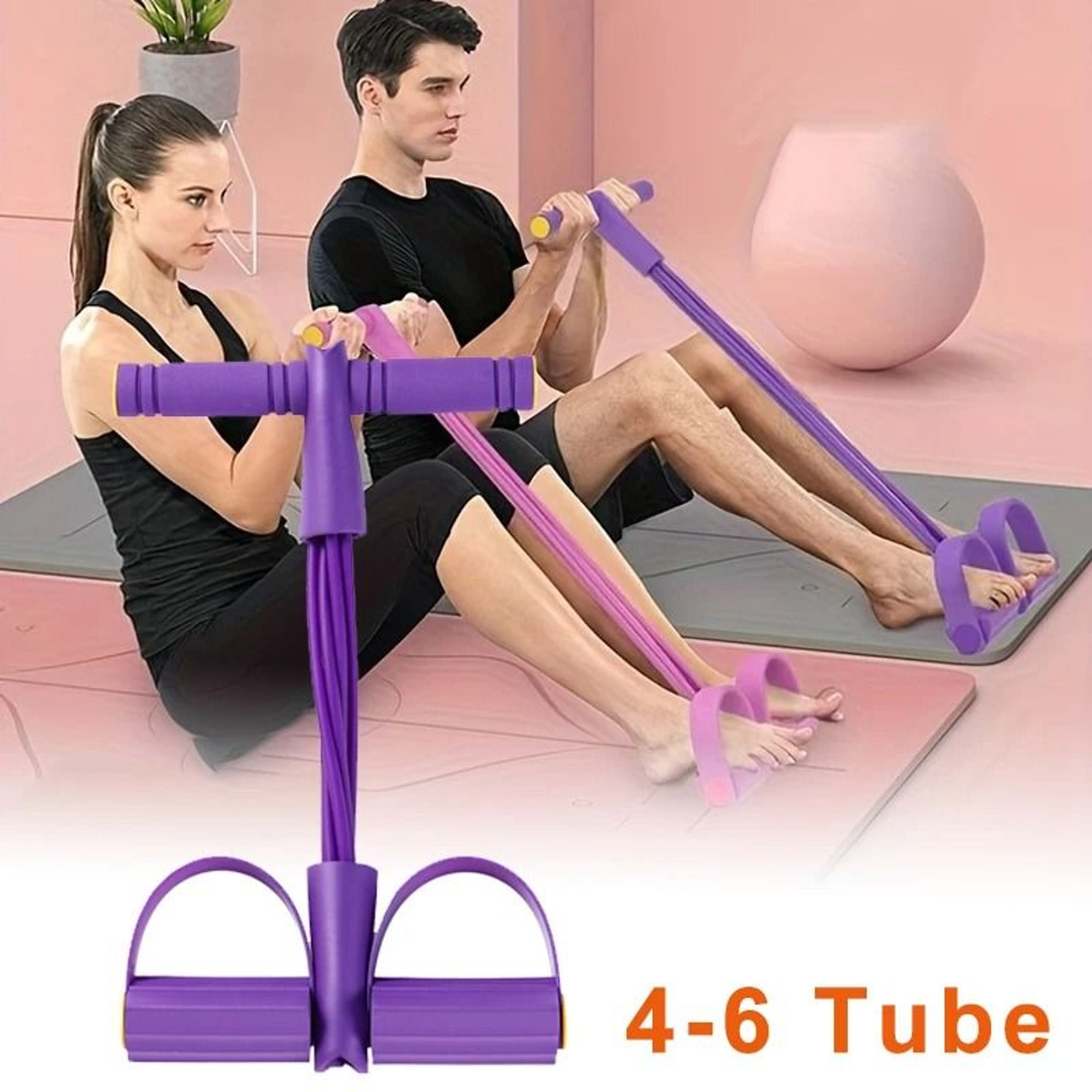 Resistance Band Tensioner With Non Slip Handles 0