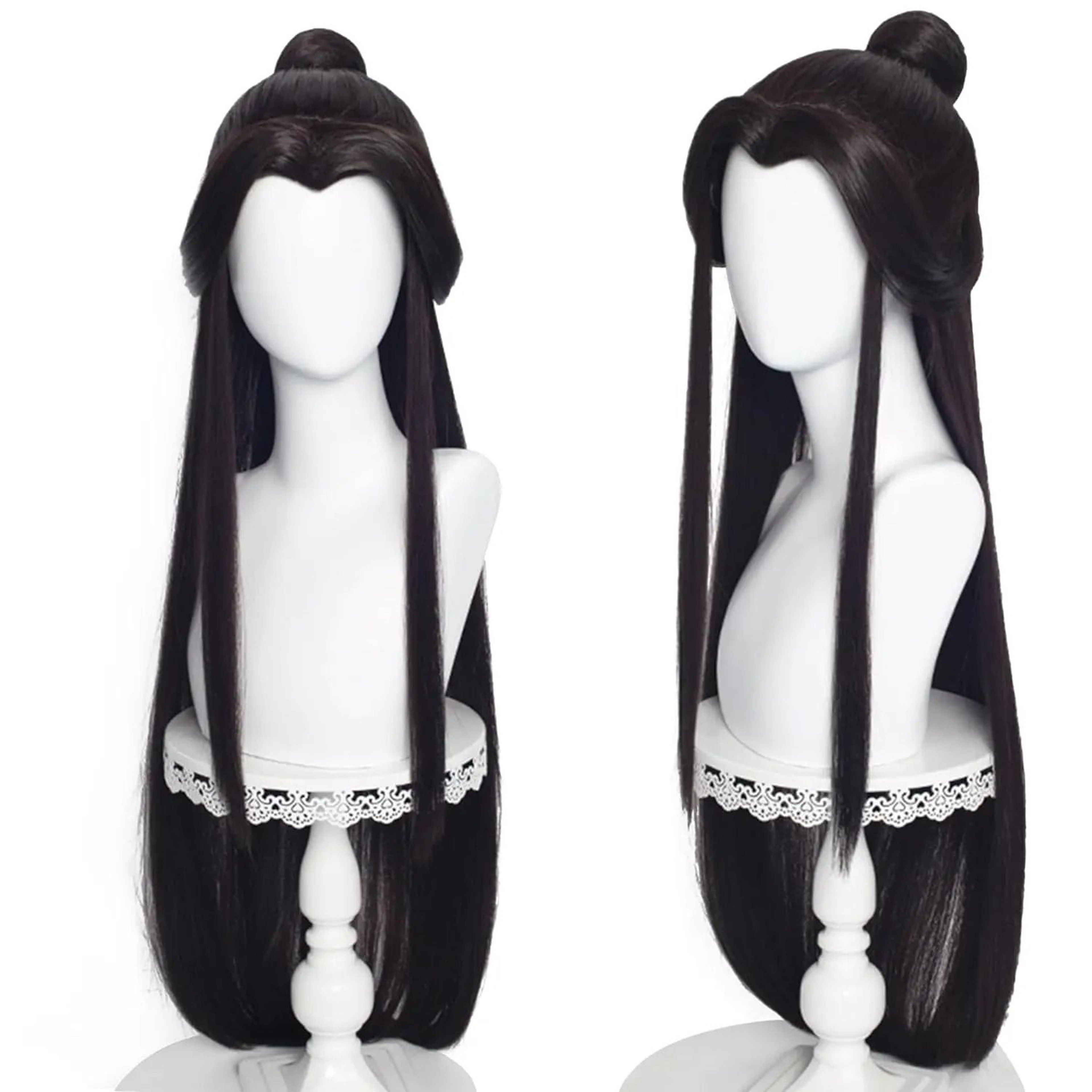 Angel Devil Orange Brown Cosplay Wig 26