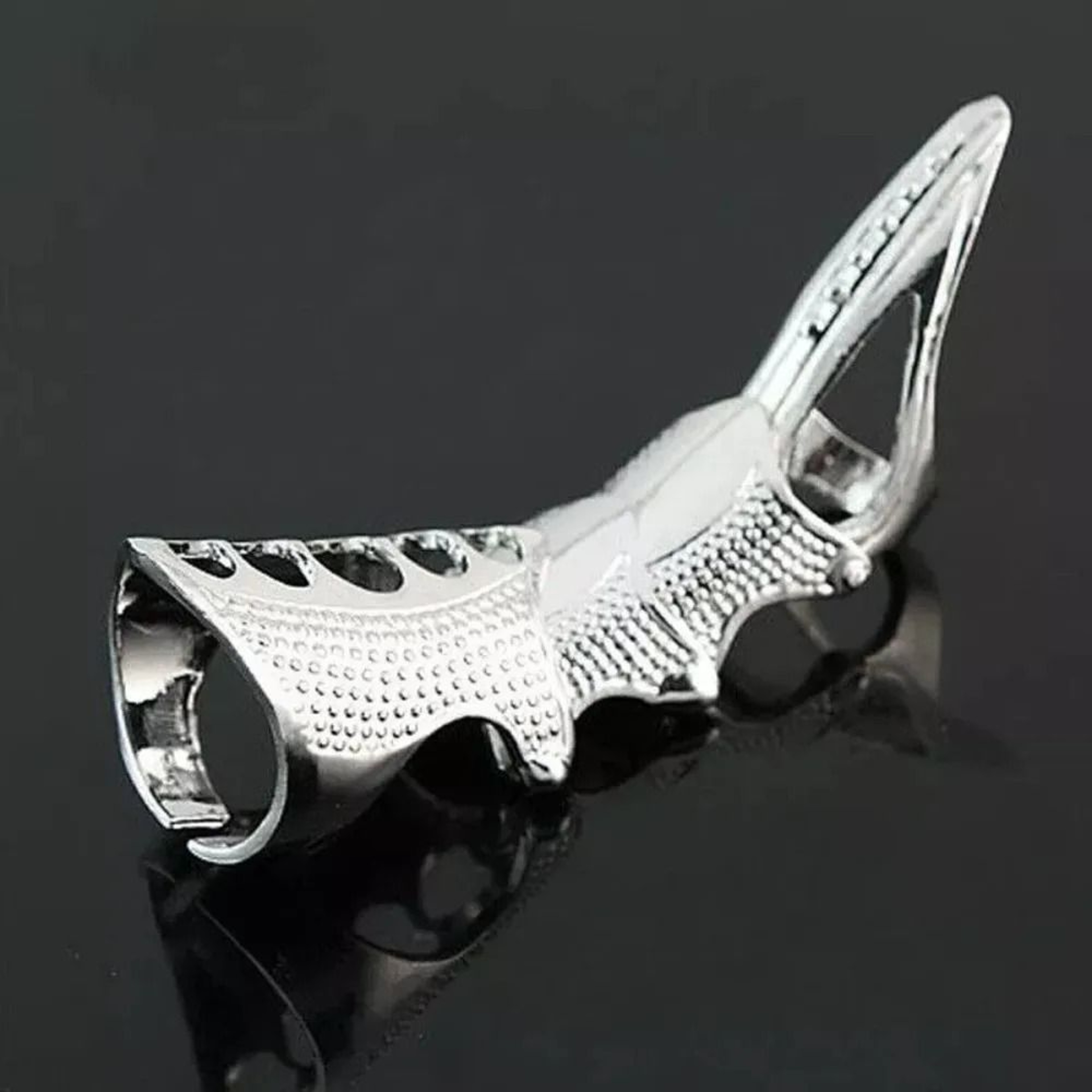 Full Finger Armor Claw Ring Set 4
