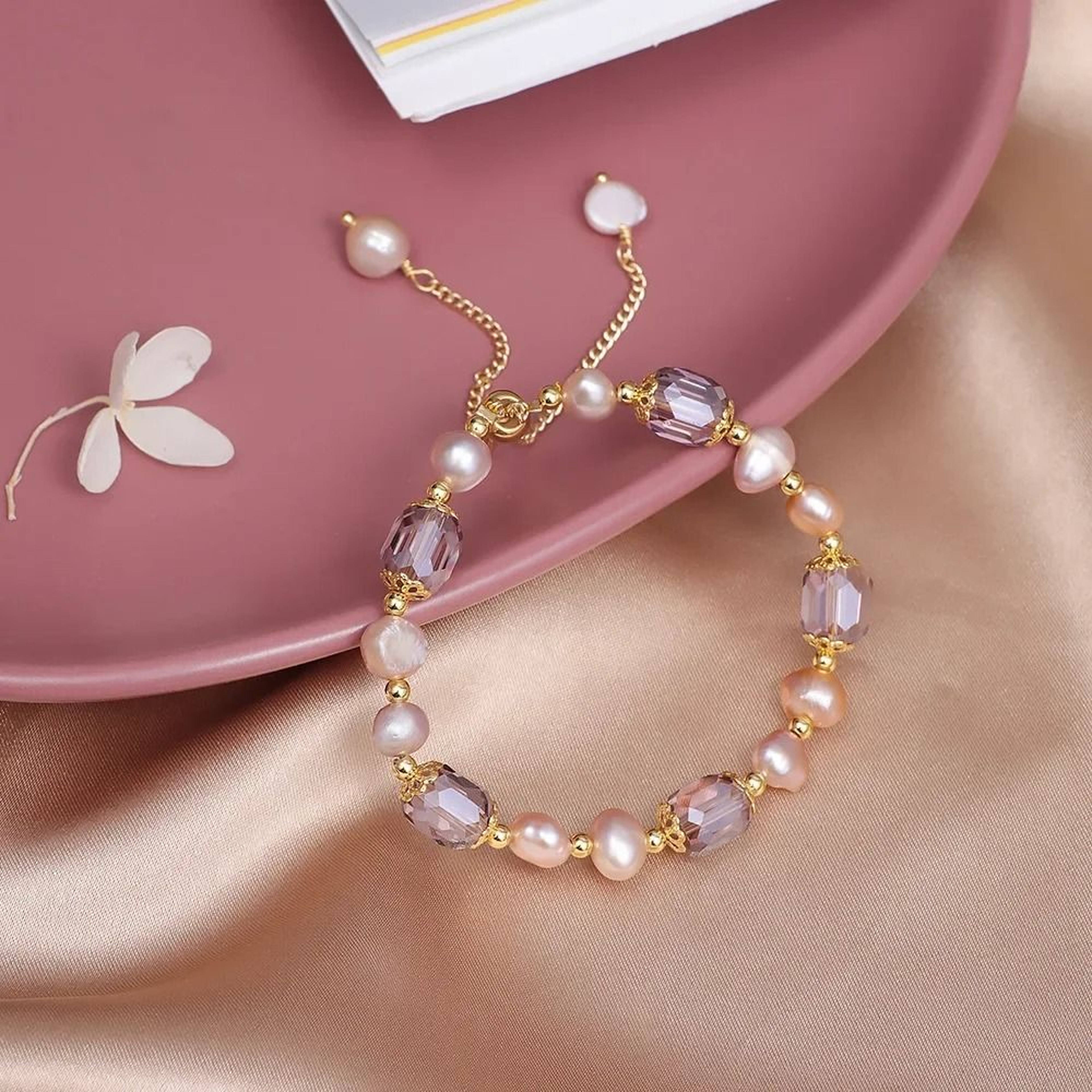 Natural Freshwater Pearl Bracelet For Women 4