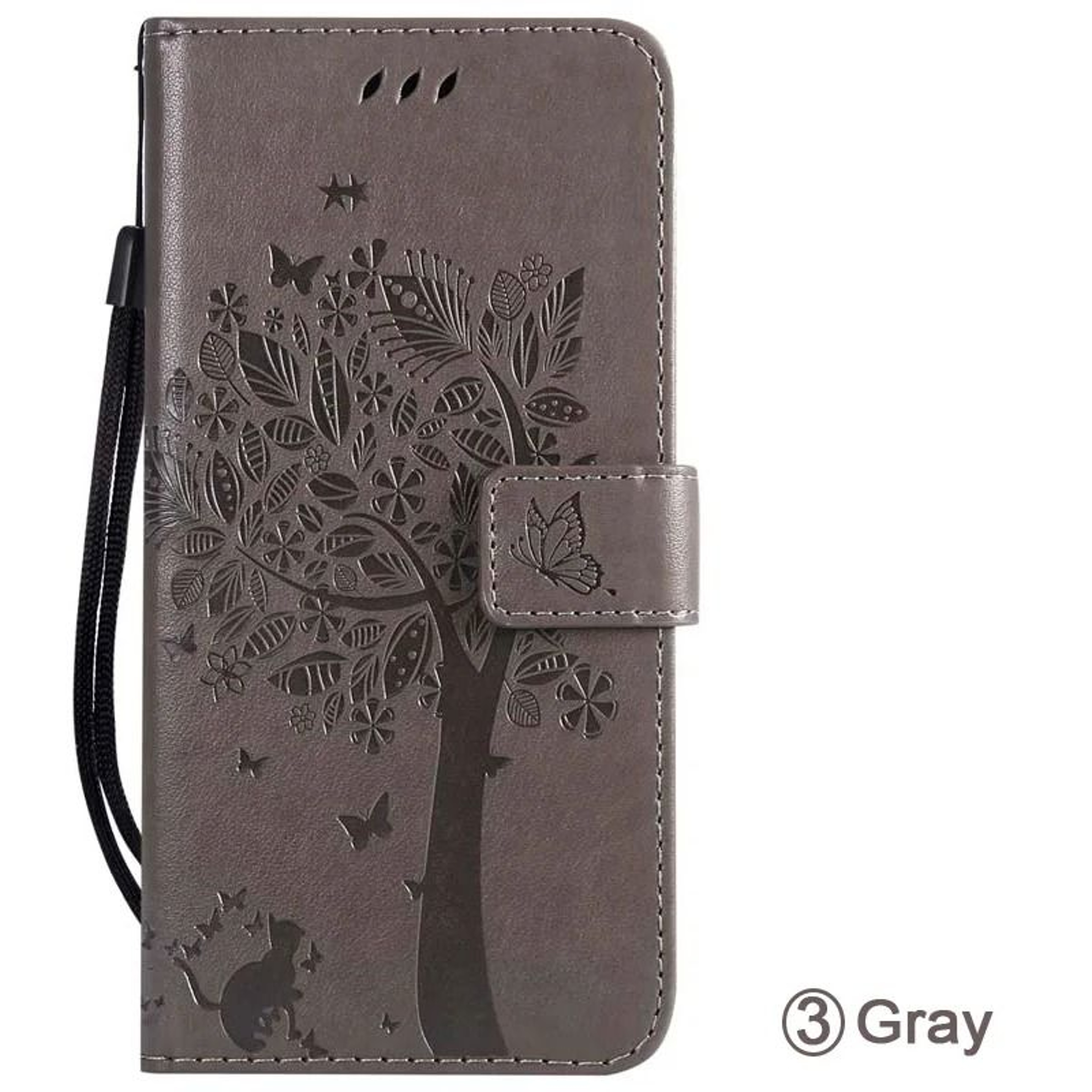 Leather Flip Wallet Phone Case With Card Holder 11