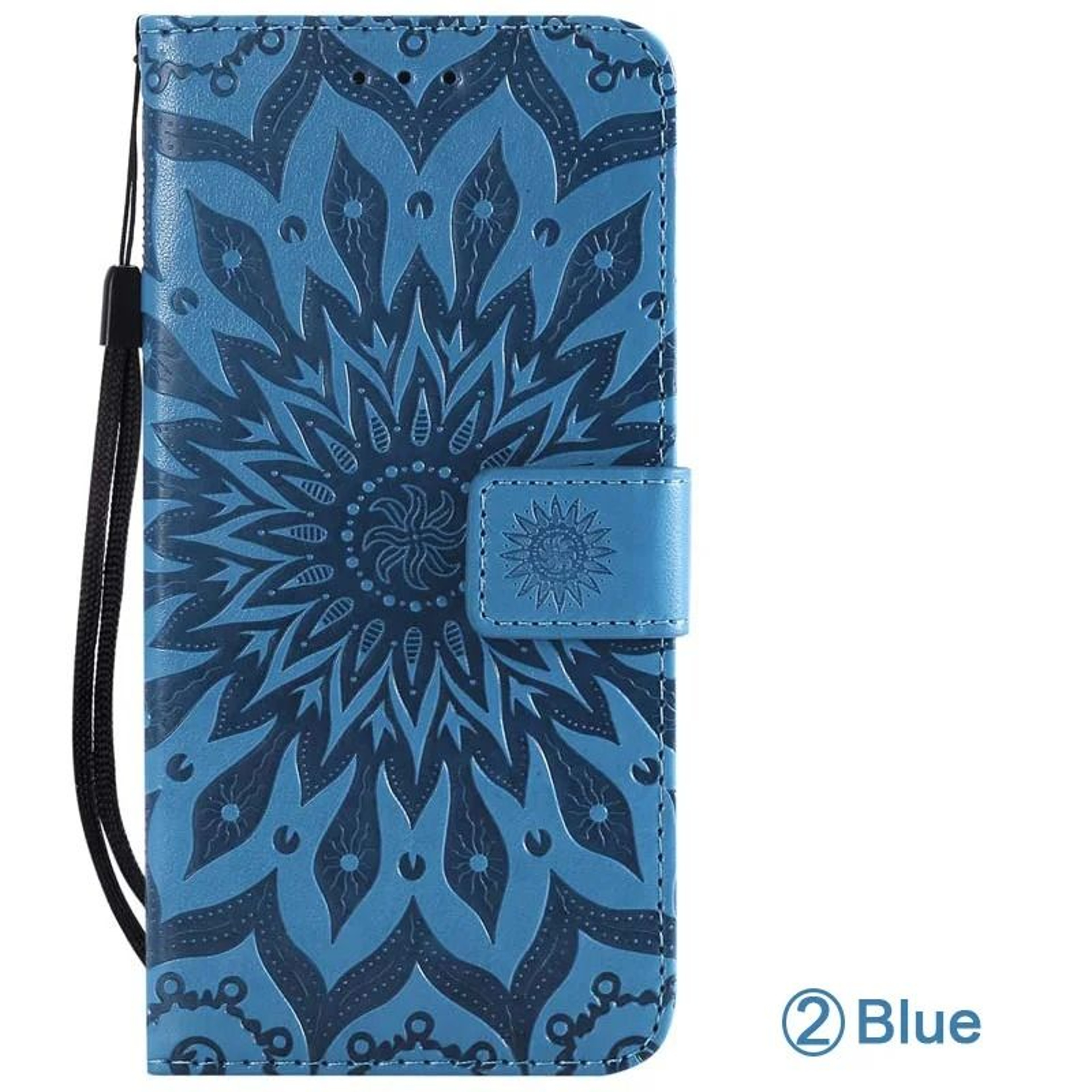 Leather Flip Wallet Phone Case With Card Holder 21
