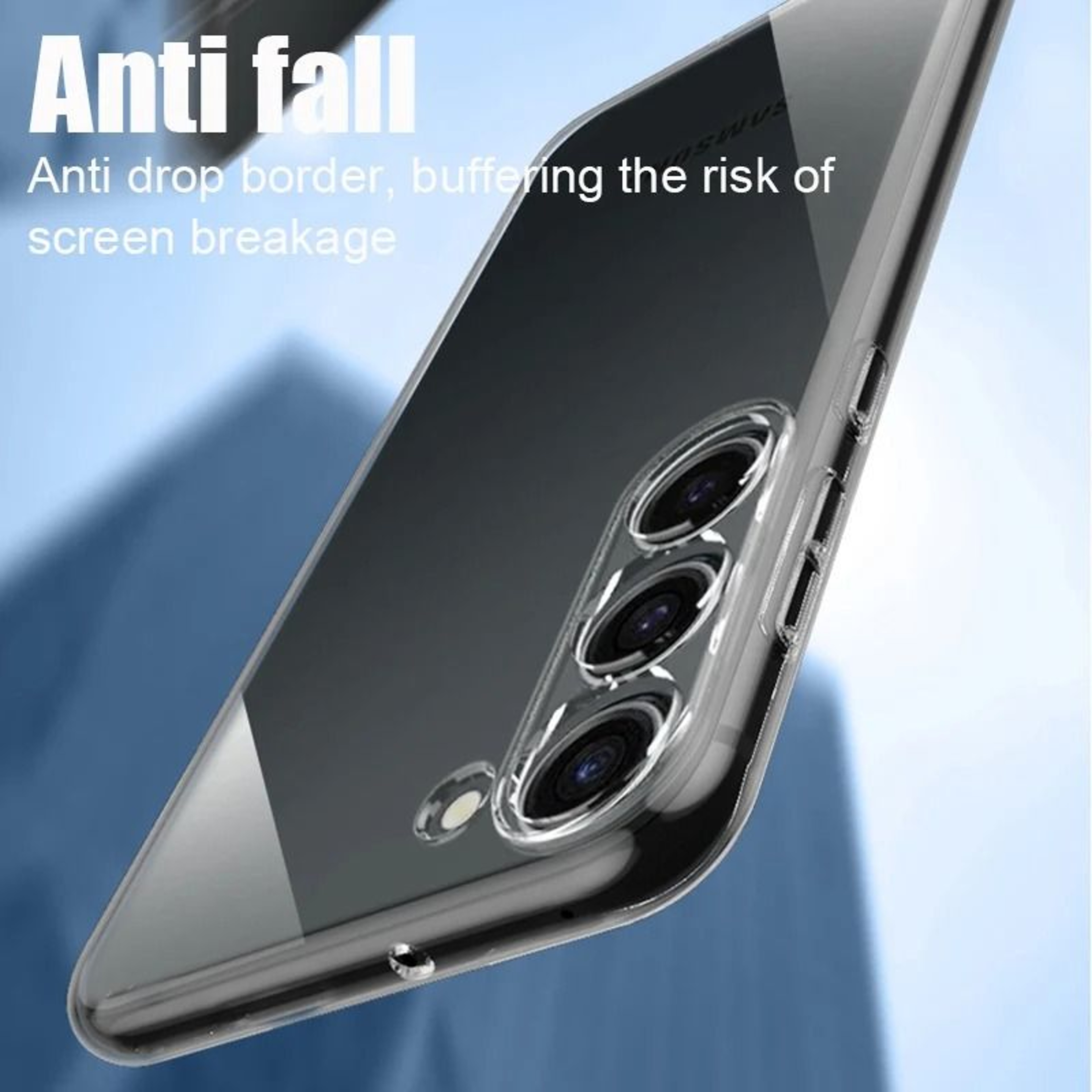 Clear Soft Silicone Phone Case For Samsung Galaxy 1