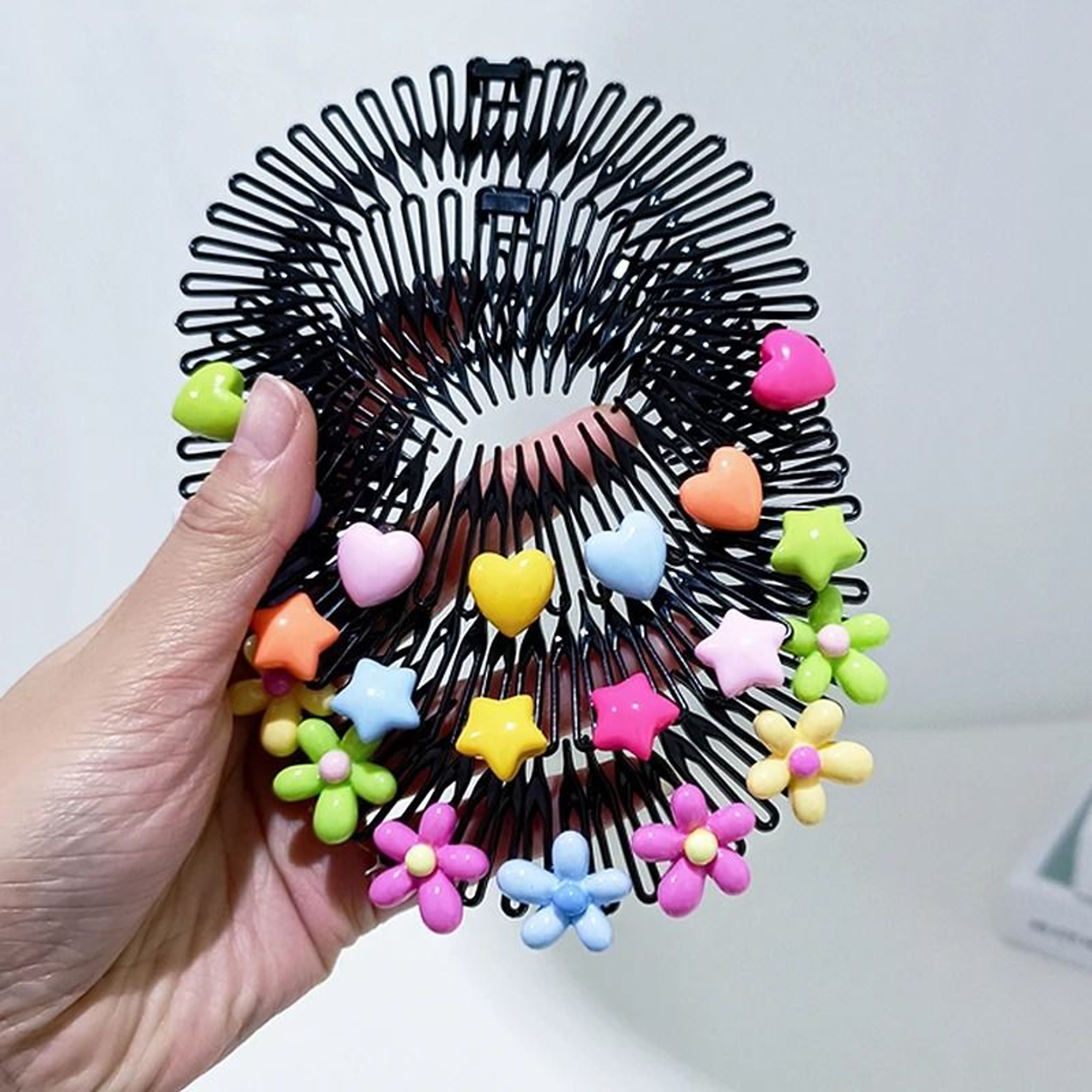 Kids Colorful Y2K Hair Comb And Clip Set 7