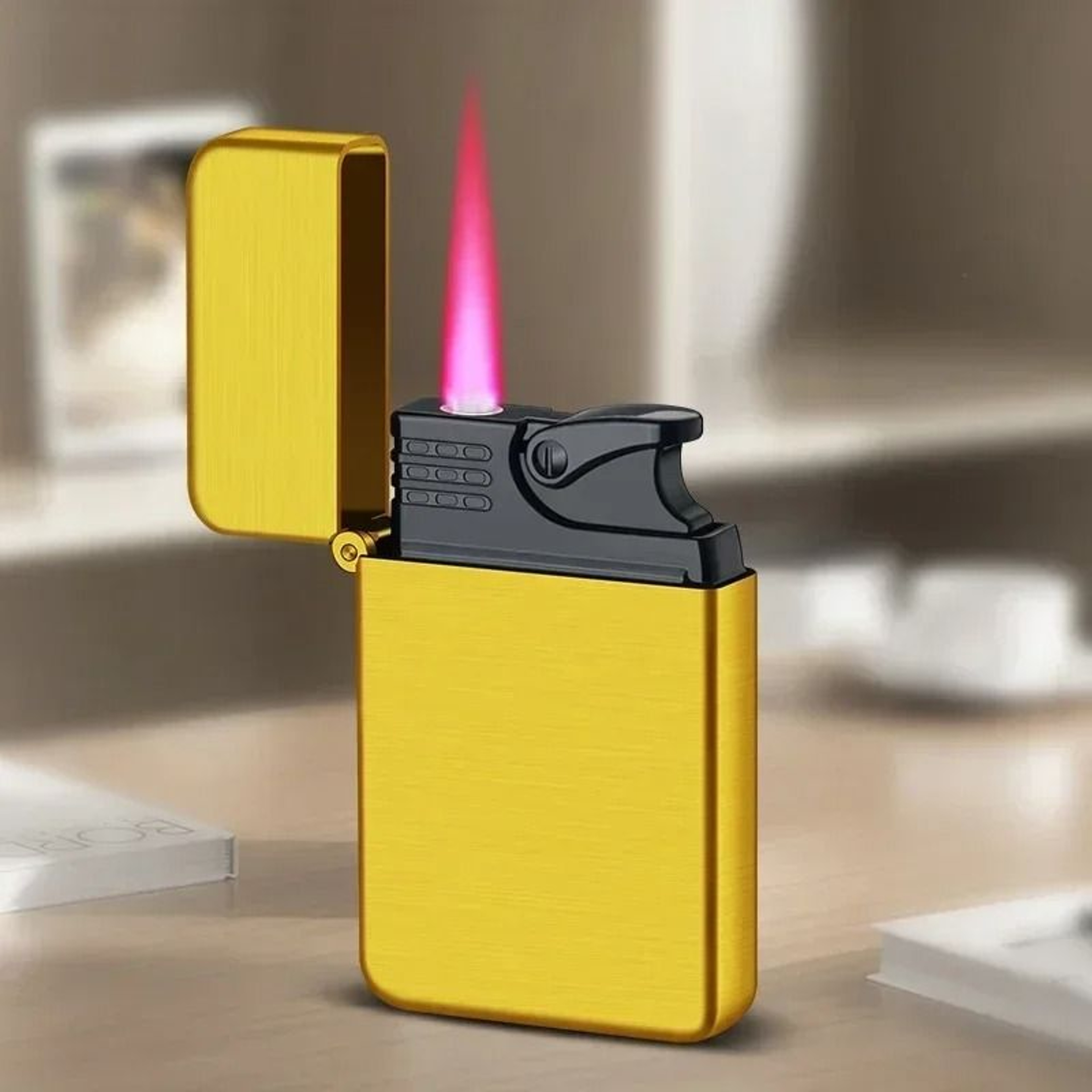 Windproof Metal Lighter With Dragon Embossed Design  Waterproof Direct Flame Elegant Smoking Access 6
