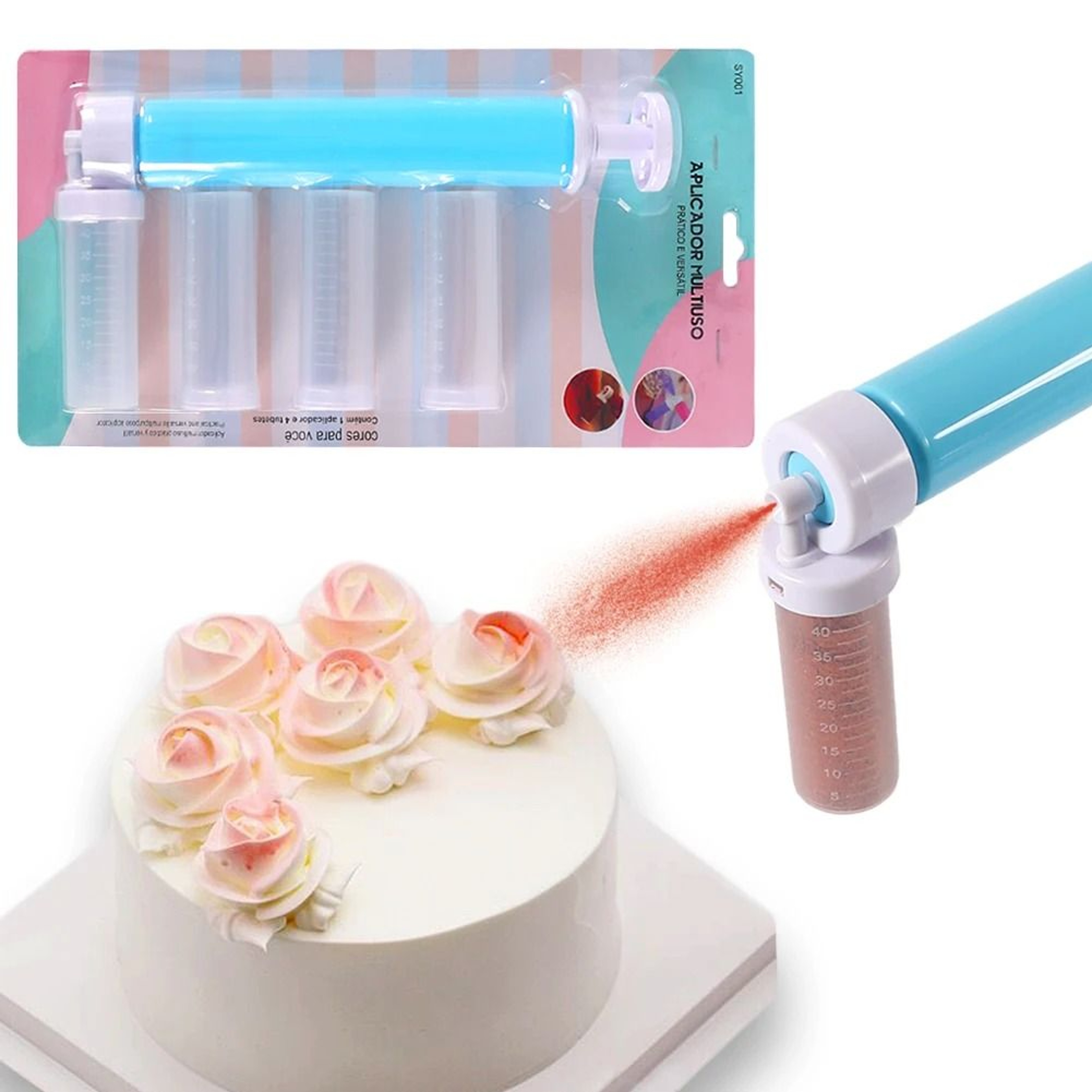 Manual Cake Decorating Airbrush Pump 0