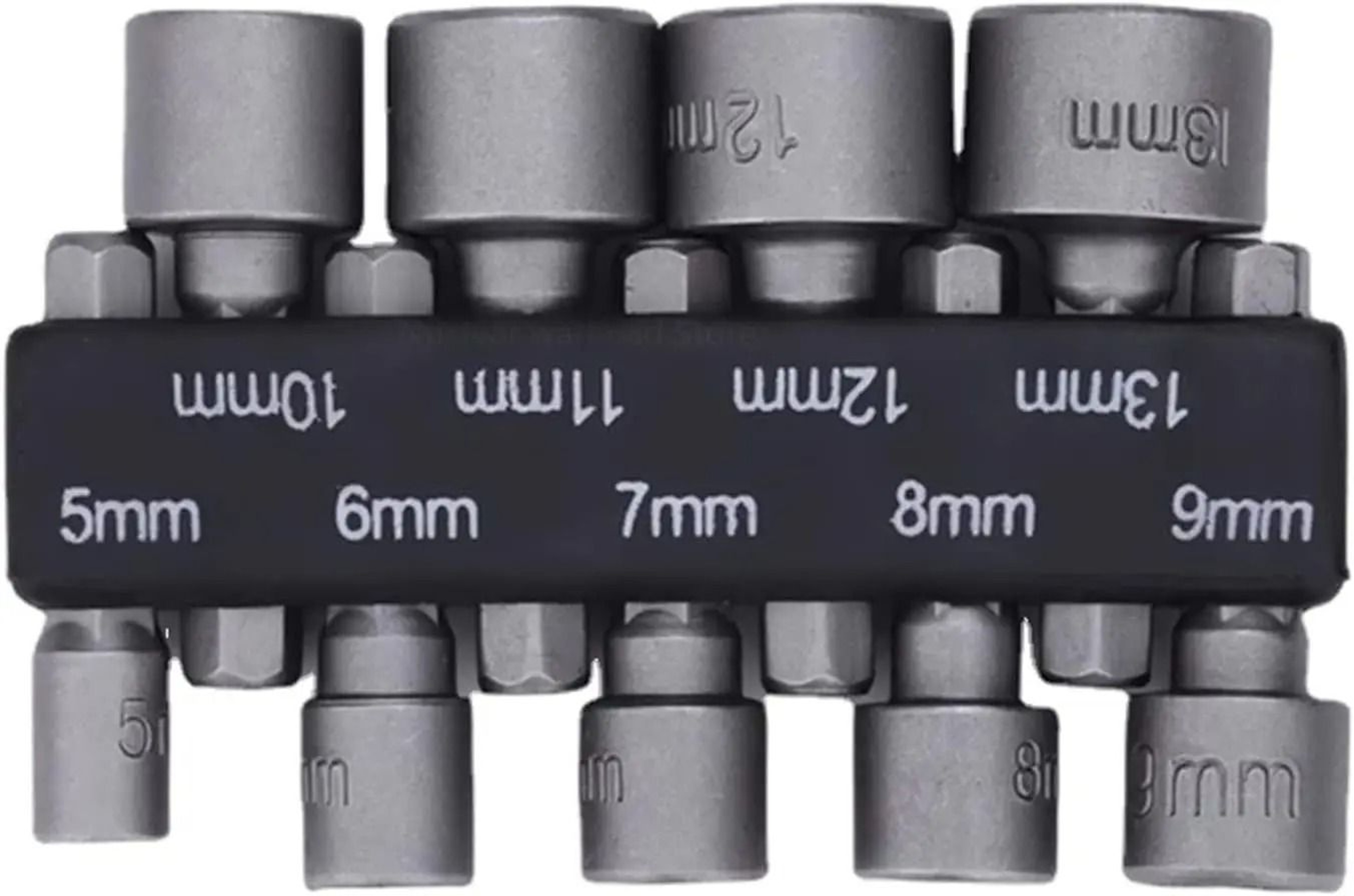 9 Piece Hex Socket Nut Driver Set 6