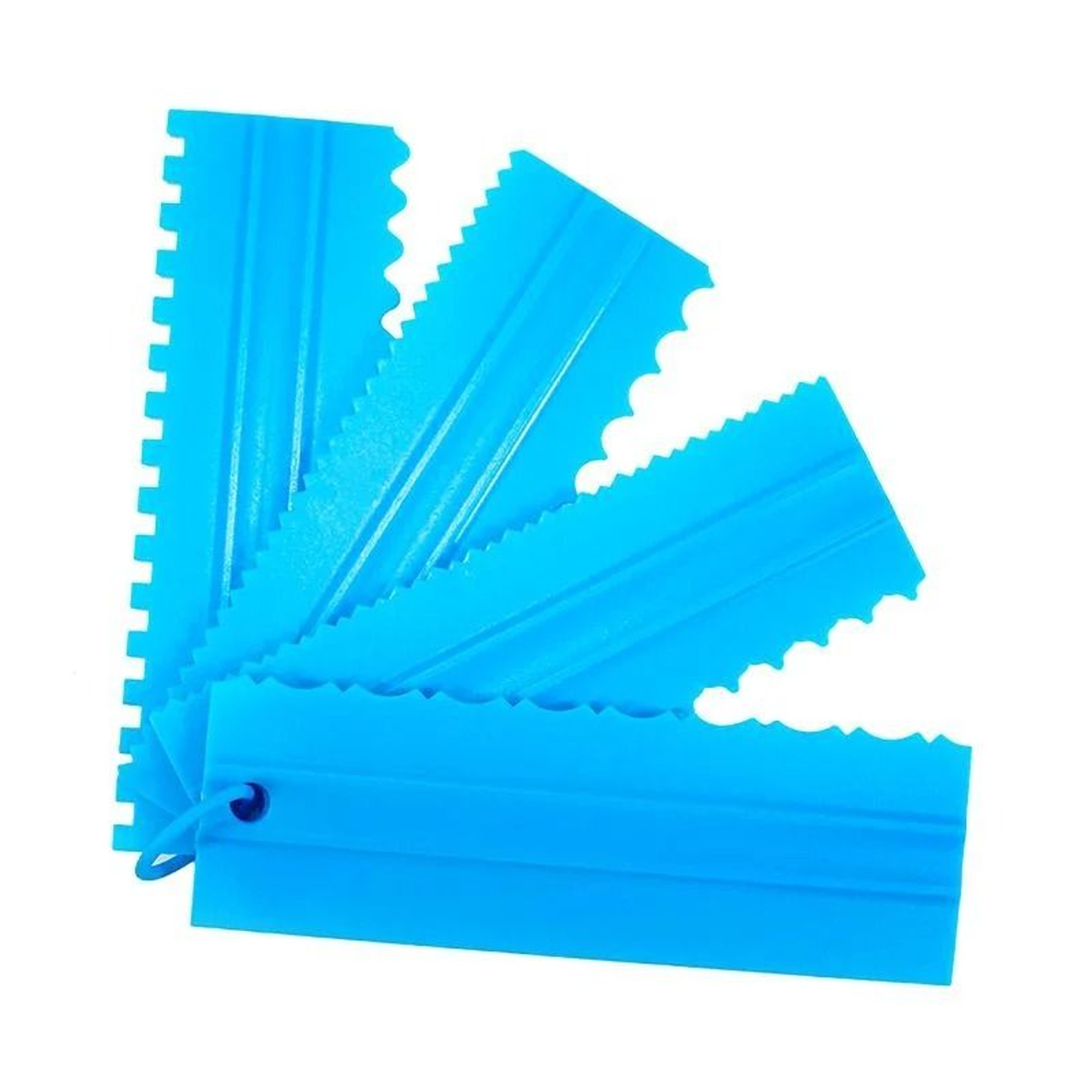 4 Piece DoubleSided Cake Scraper Set 2
